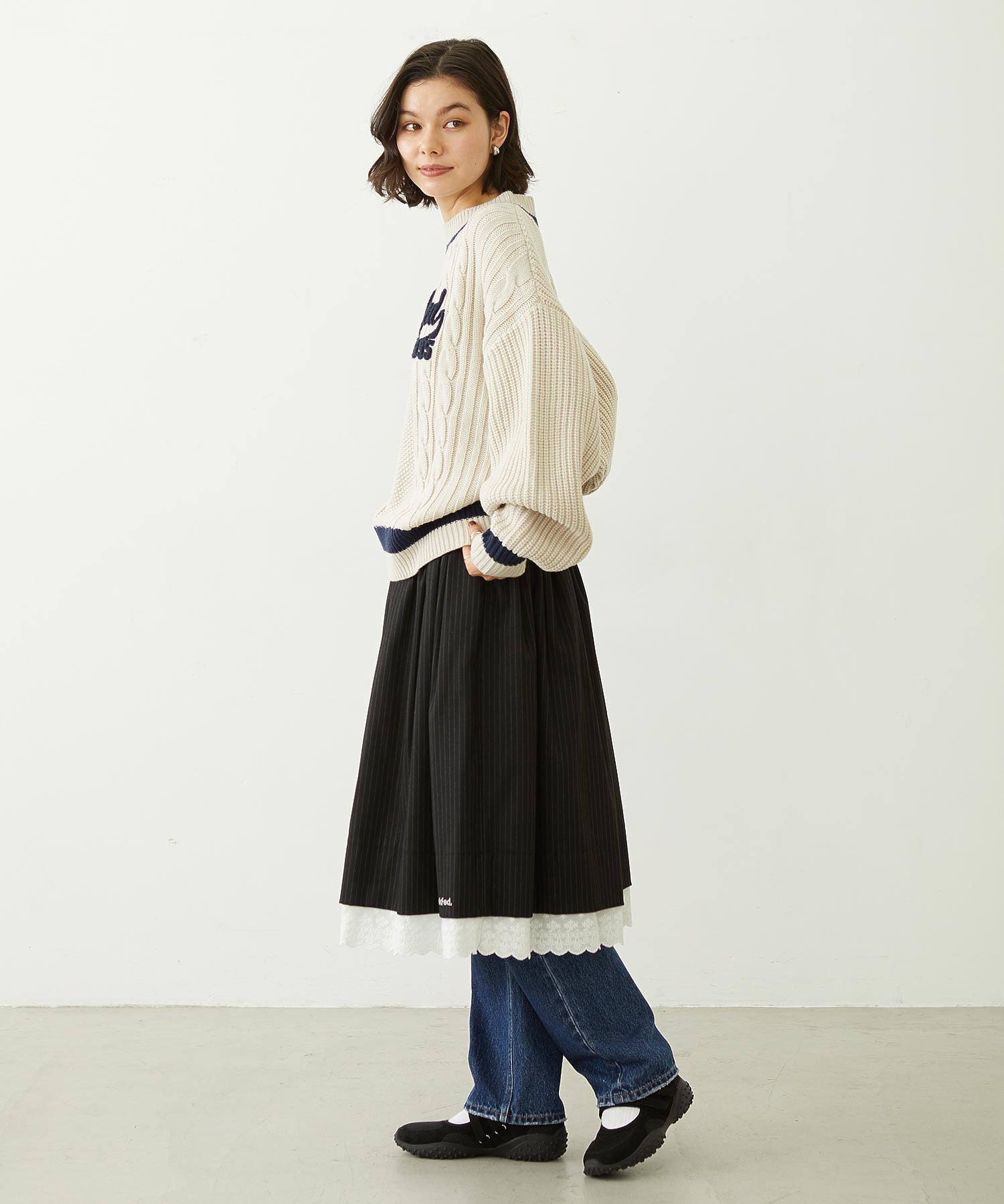 CRICKET KNIT PATCH TOP