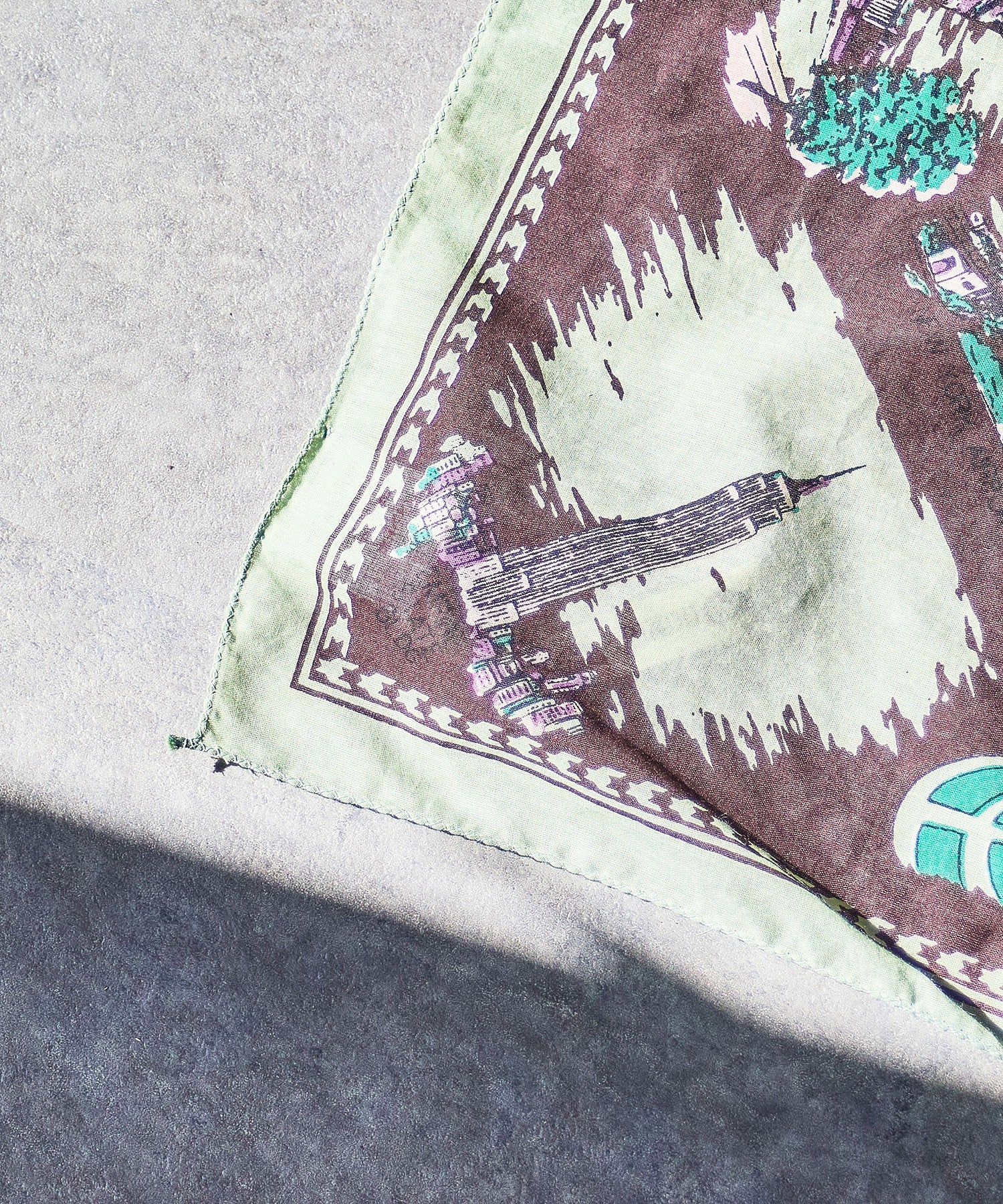 BINDU/COTTON VOILE NEW YORK MAP3 BANDANA
