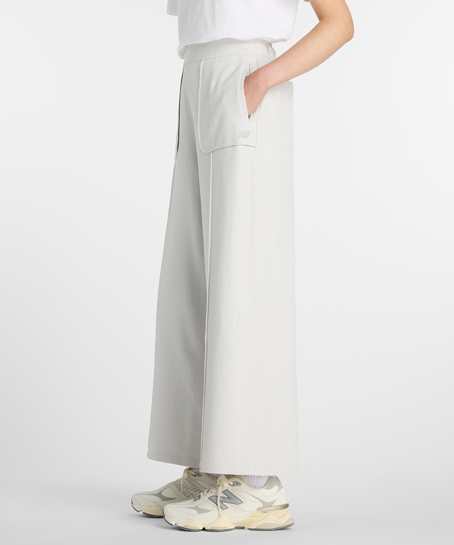 NEW BALANCE/ニューバランス/W NB Grey SIDE SNAP PANT WB61Y2ZJ