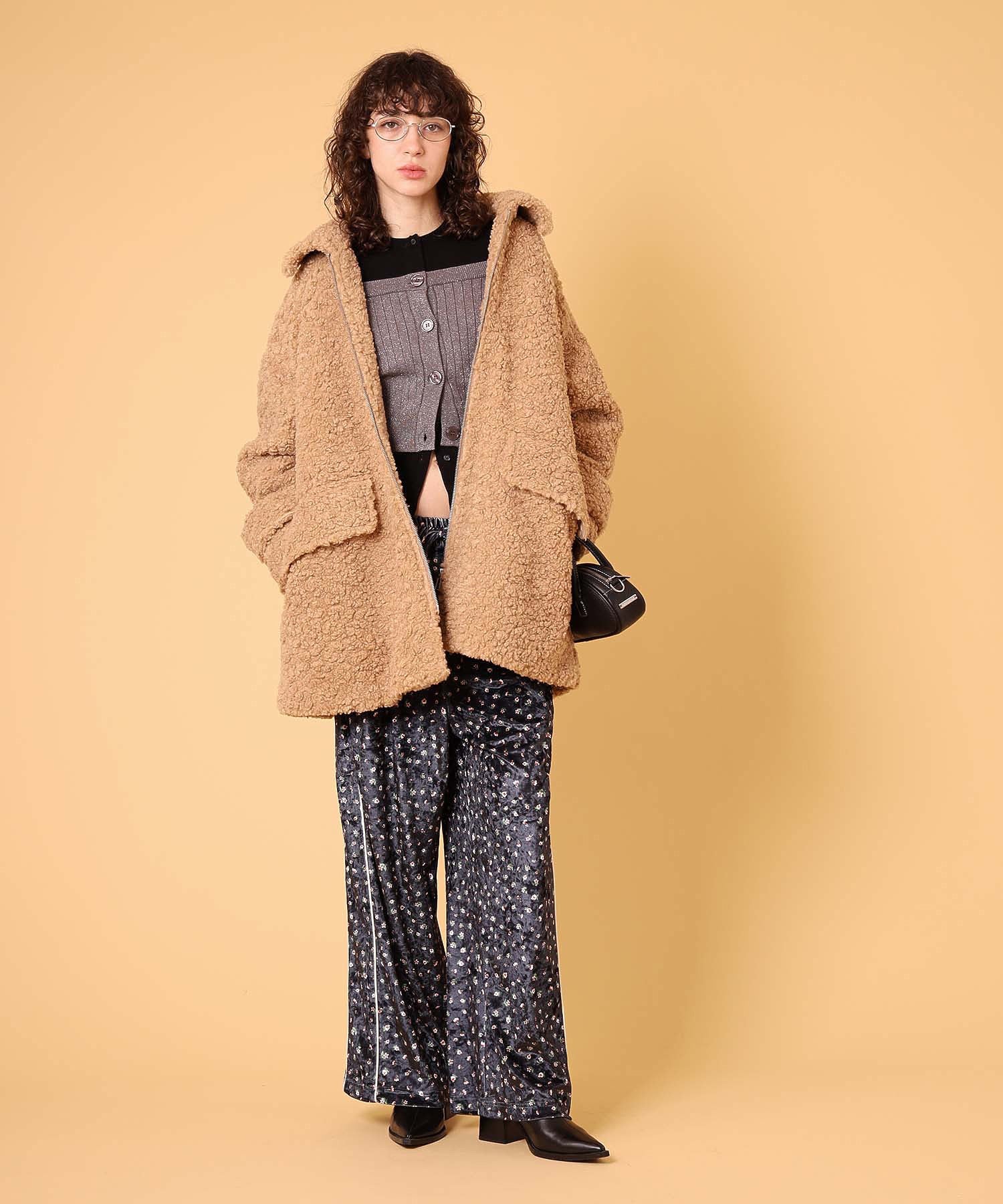 ボアハーフコート