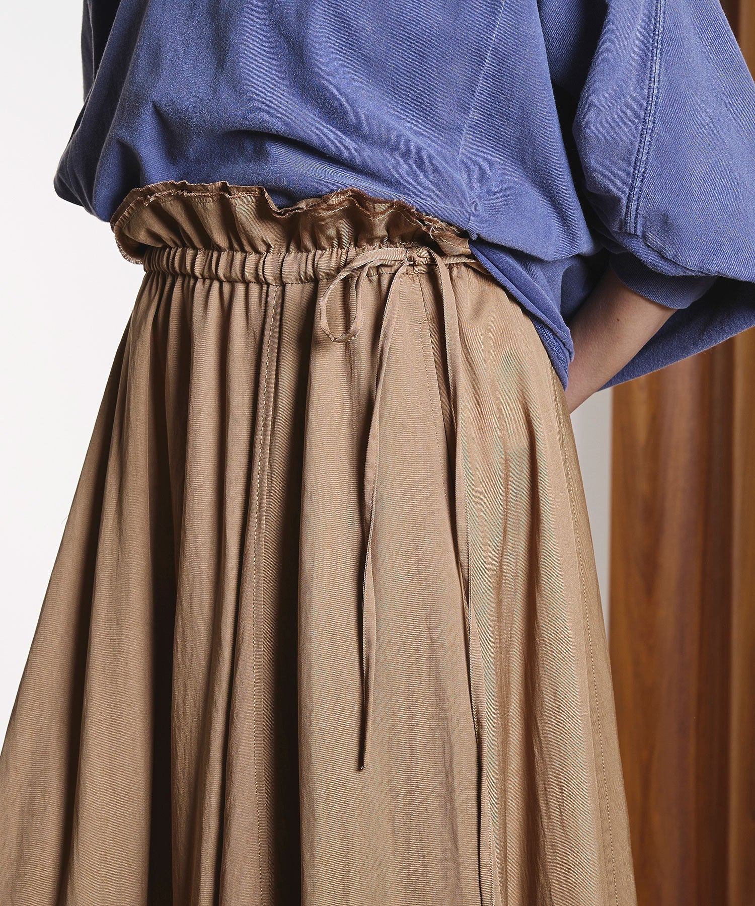 CREOLME/GATHER AND FLARE SKIRT