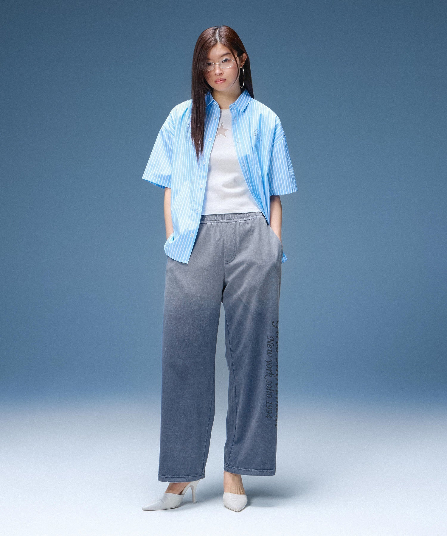 HARD DISTRESSED RELAX EASY PANTS