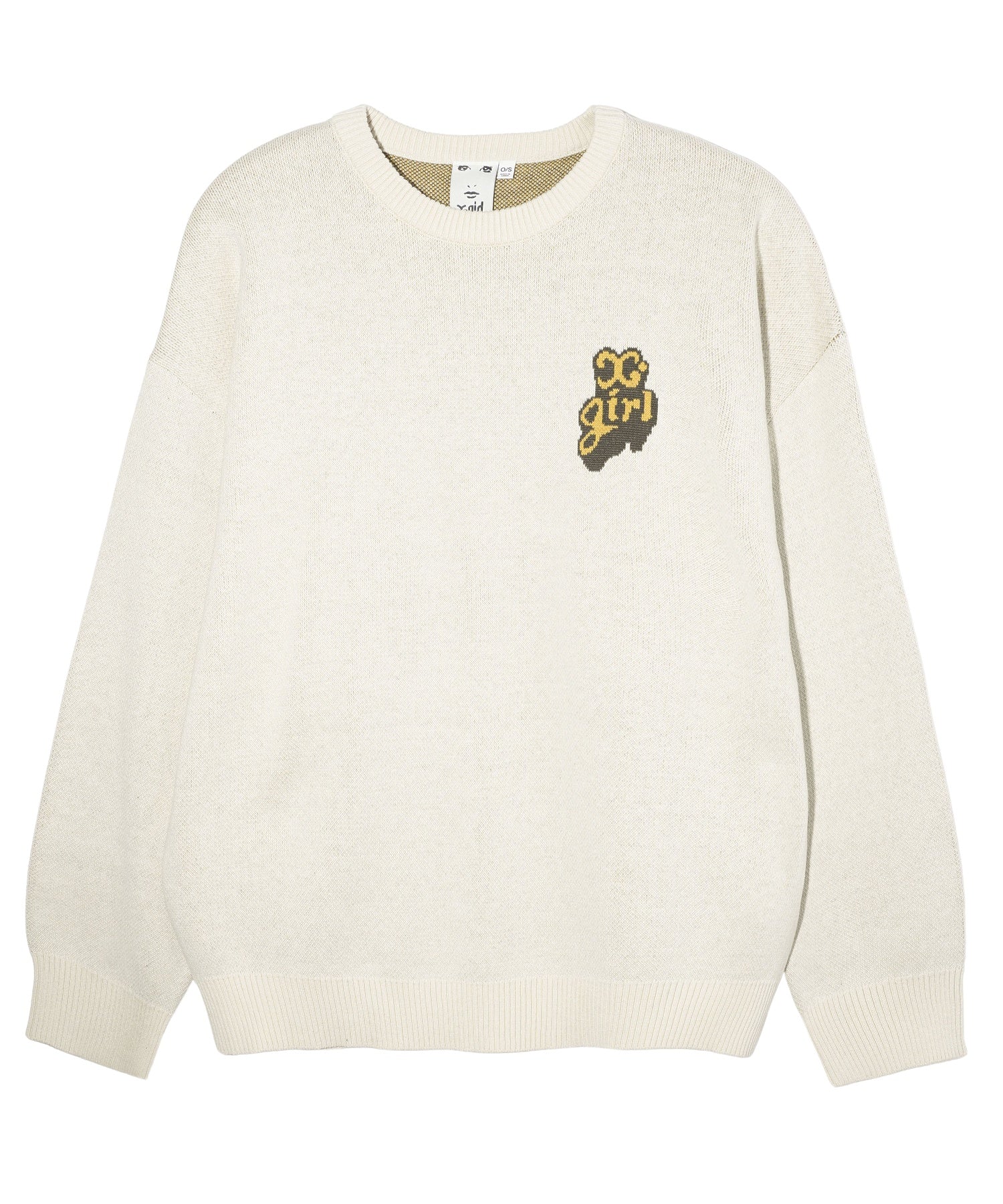 POP LOGO JACQUARD KNIT TOP