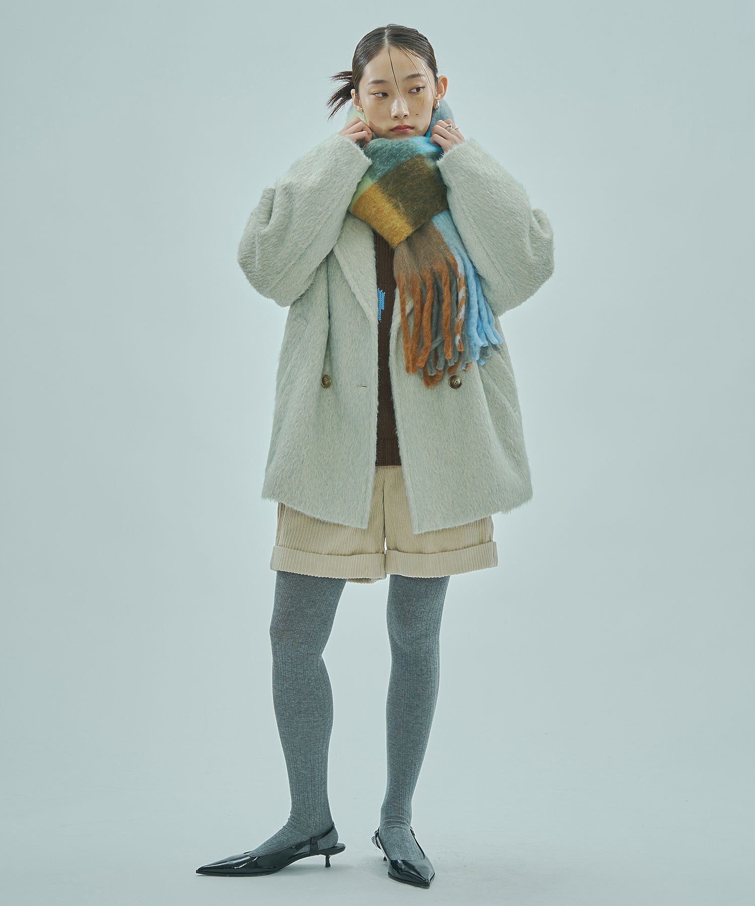 model:163cm 着用サイズ:S