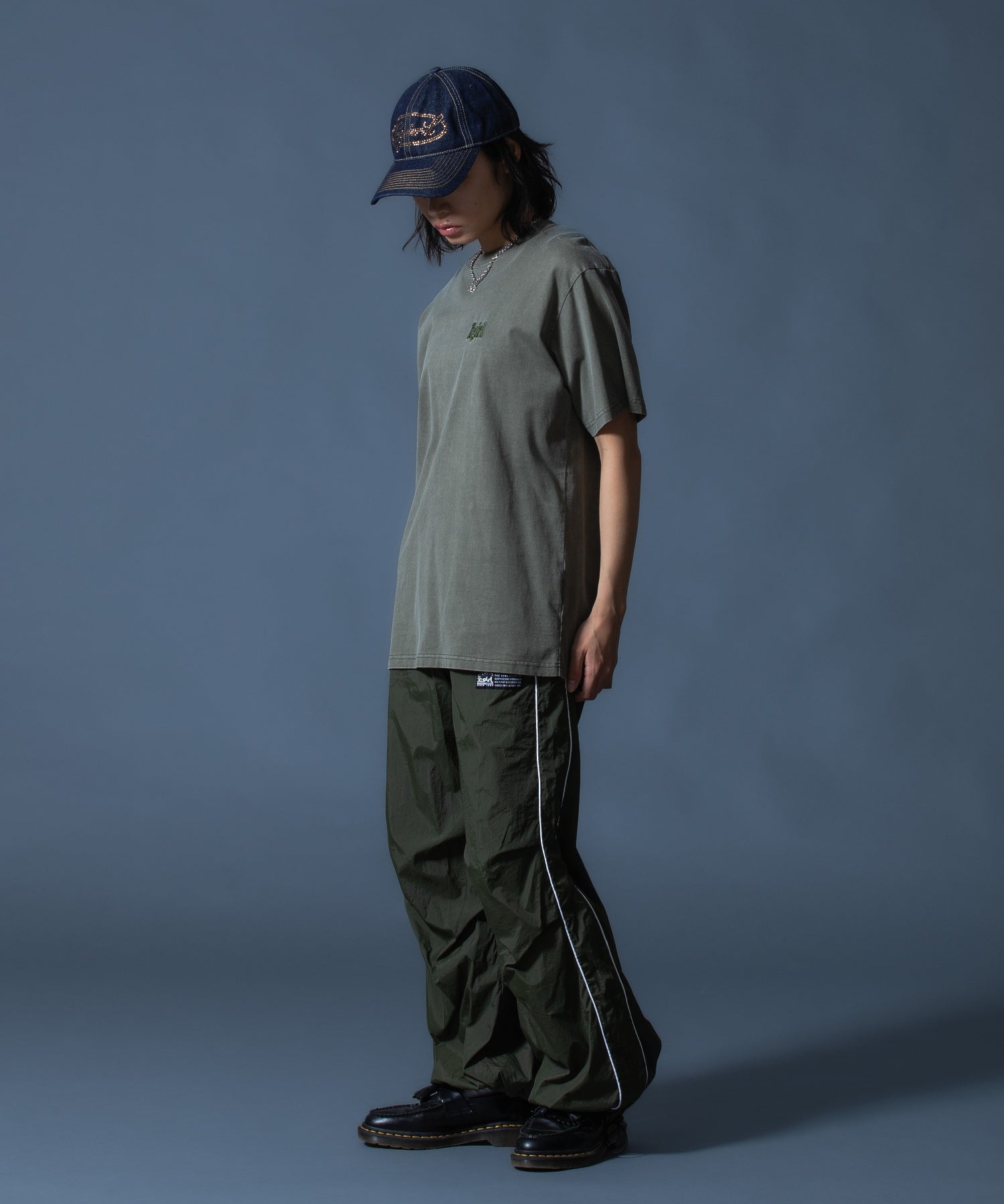 PIGMENT DYED HEART AND LOGO S/S TEE