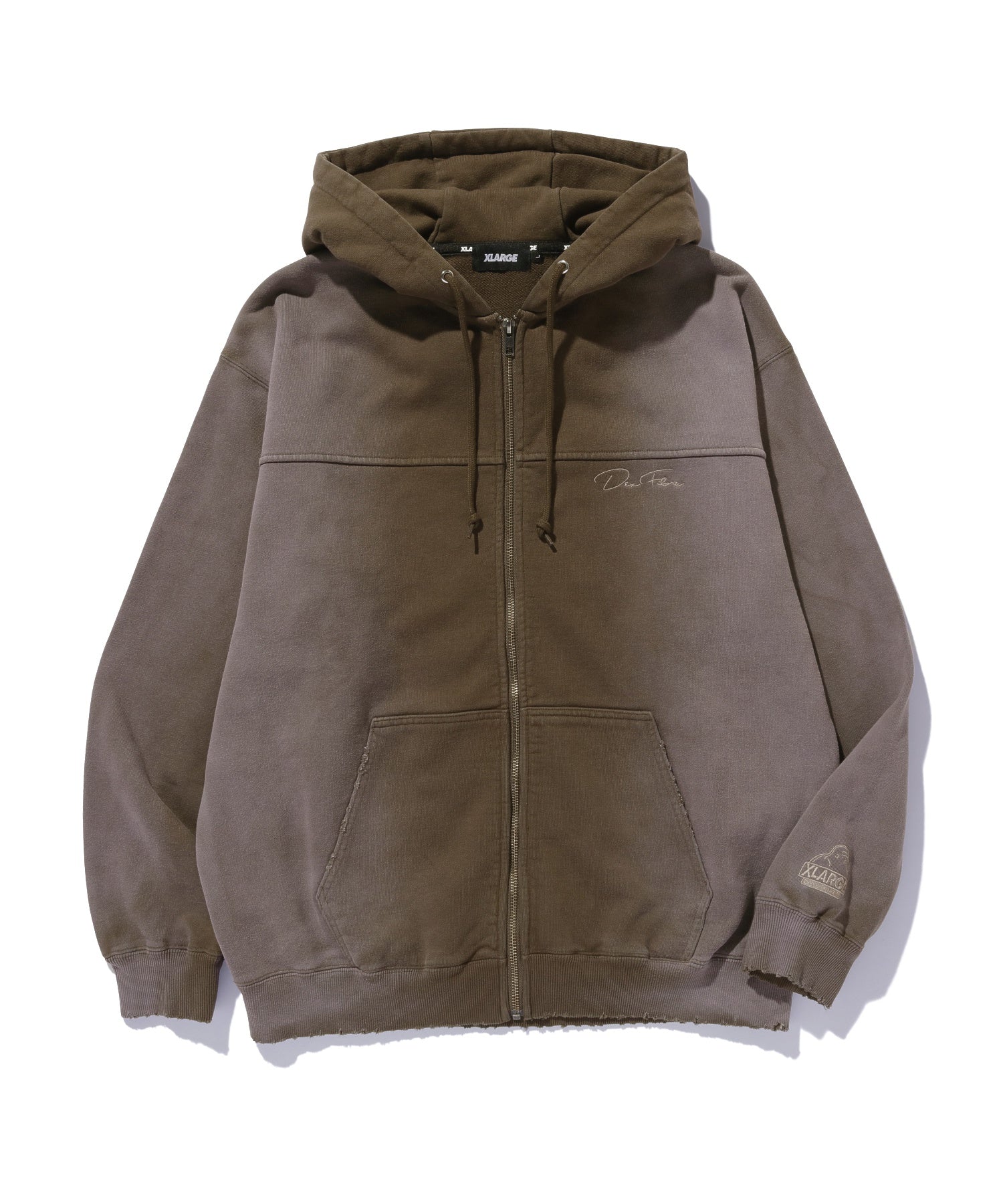 XLARGE×DexFilmz ZIP UP HOODED SWEATSHIRT