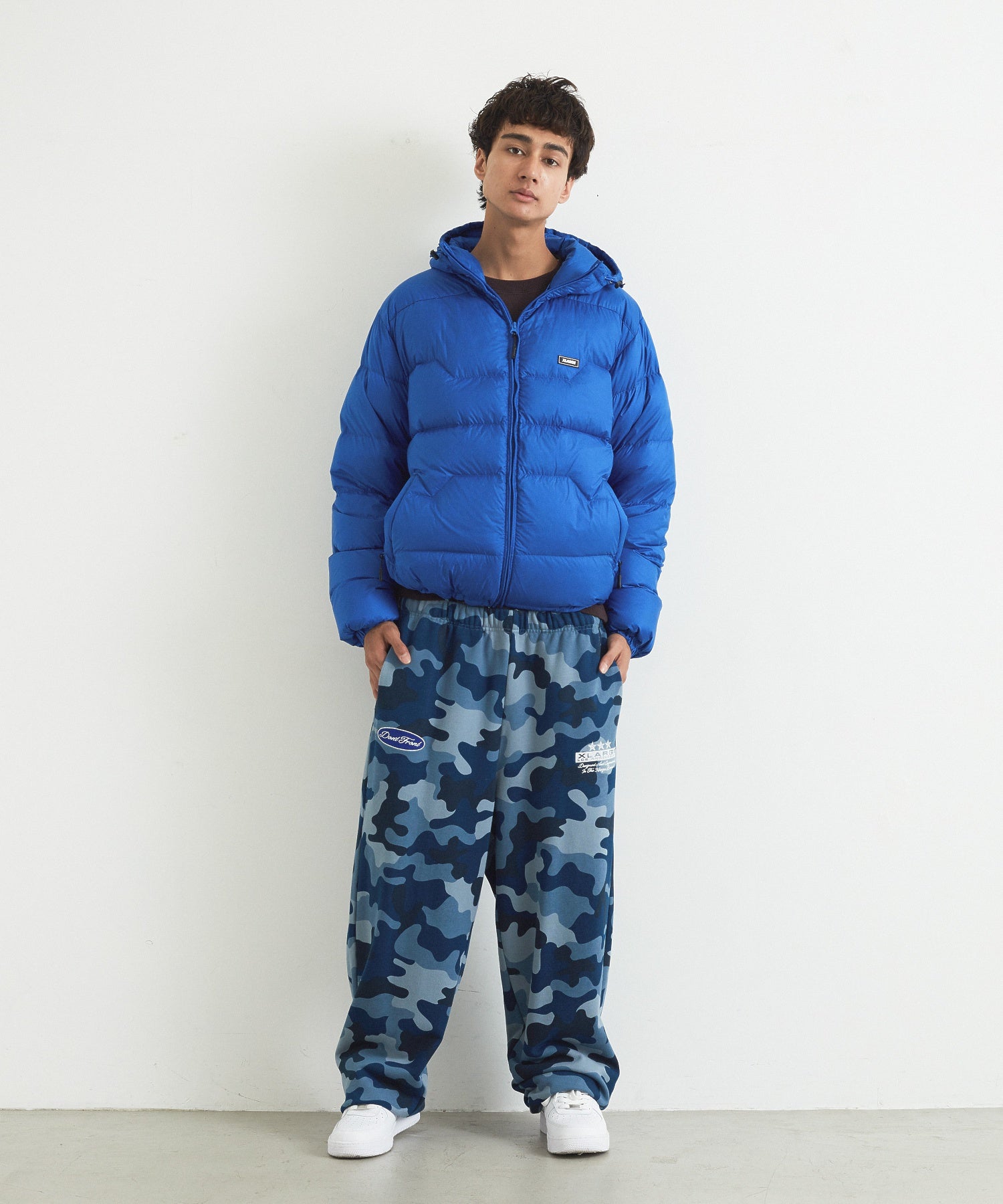 RIPSTOP HOODED DOWN JACKET