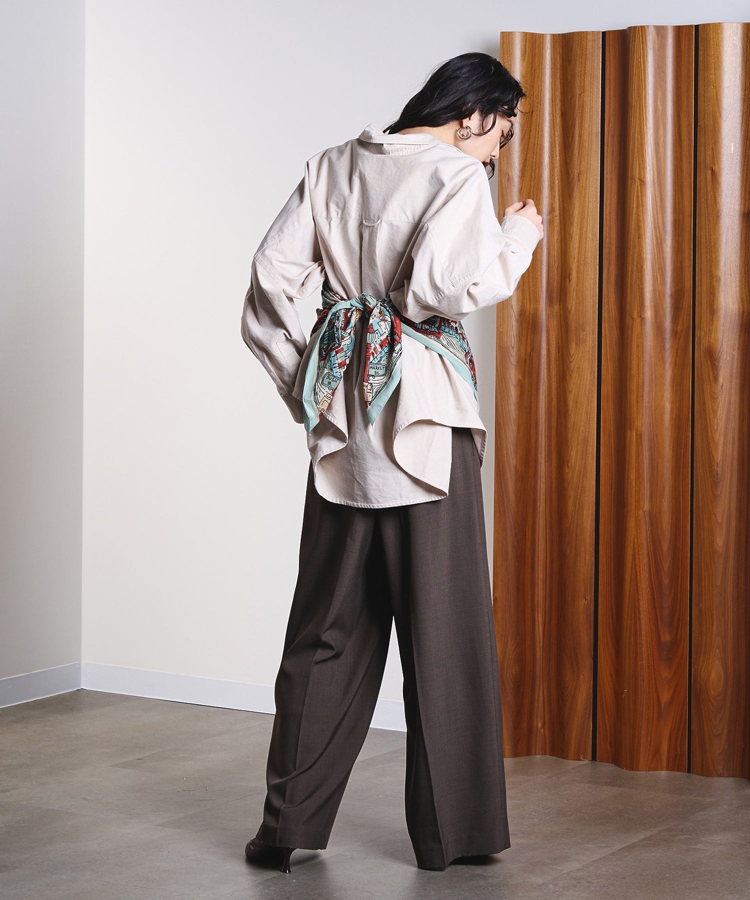 BINDU/Cotton Voile SF Scarf