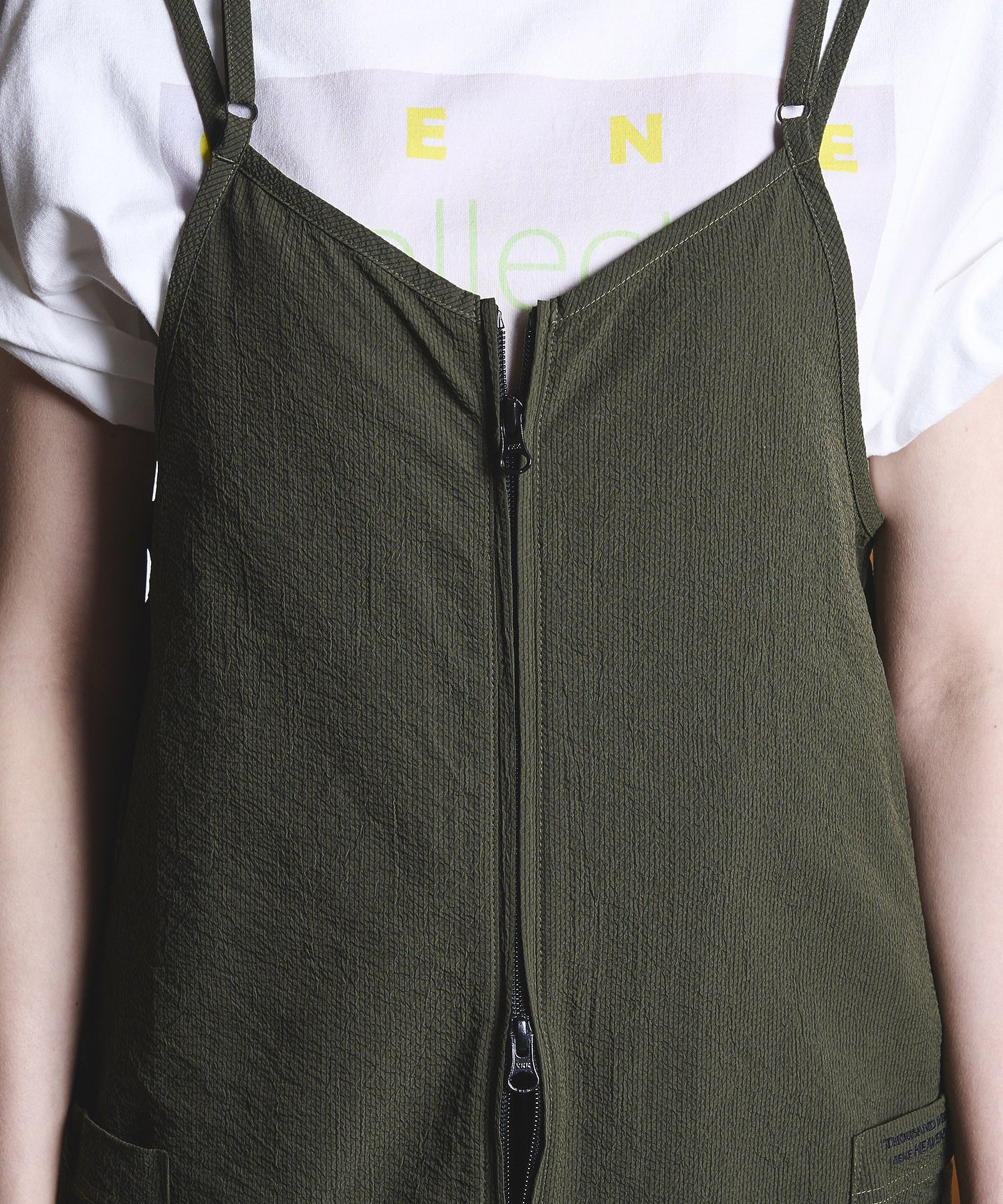GENE HEAVENS x THOUSAND MILE/NARROW BACK STRAP DRESS