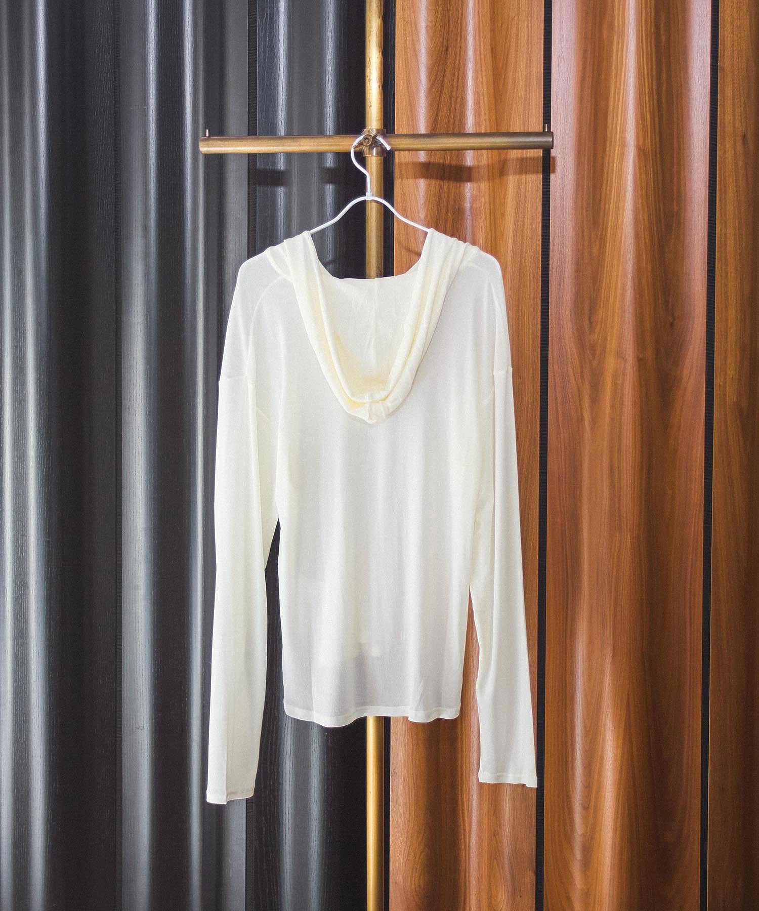 CHIGNON/SHEER HOODIE PO