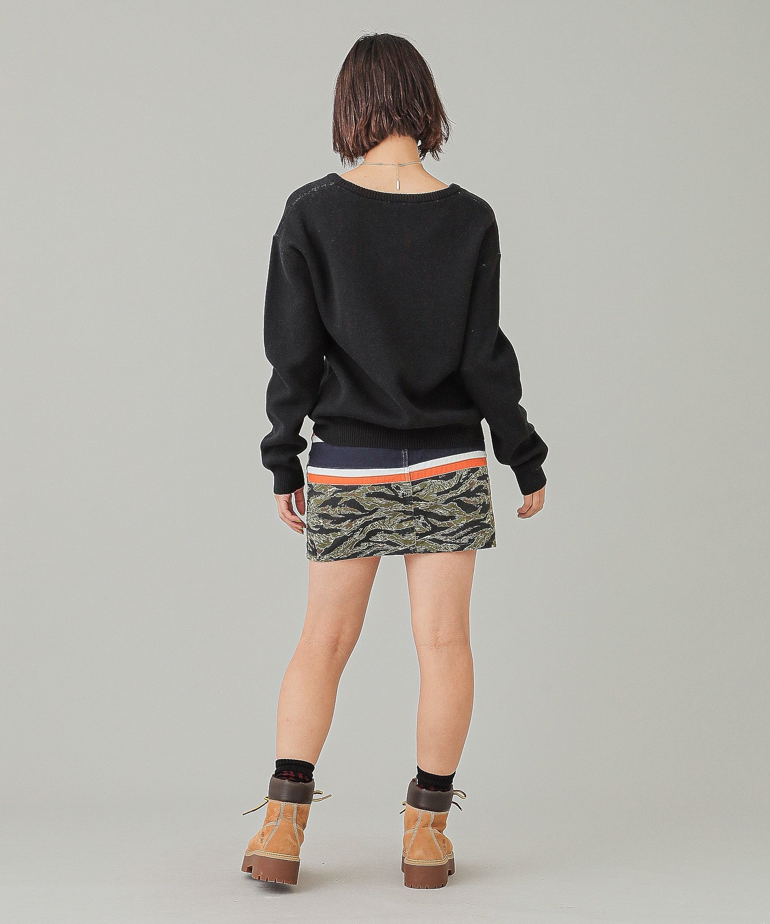 X-girl x HYSTERIC GLAMOUR KNIT TOP