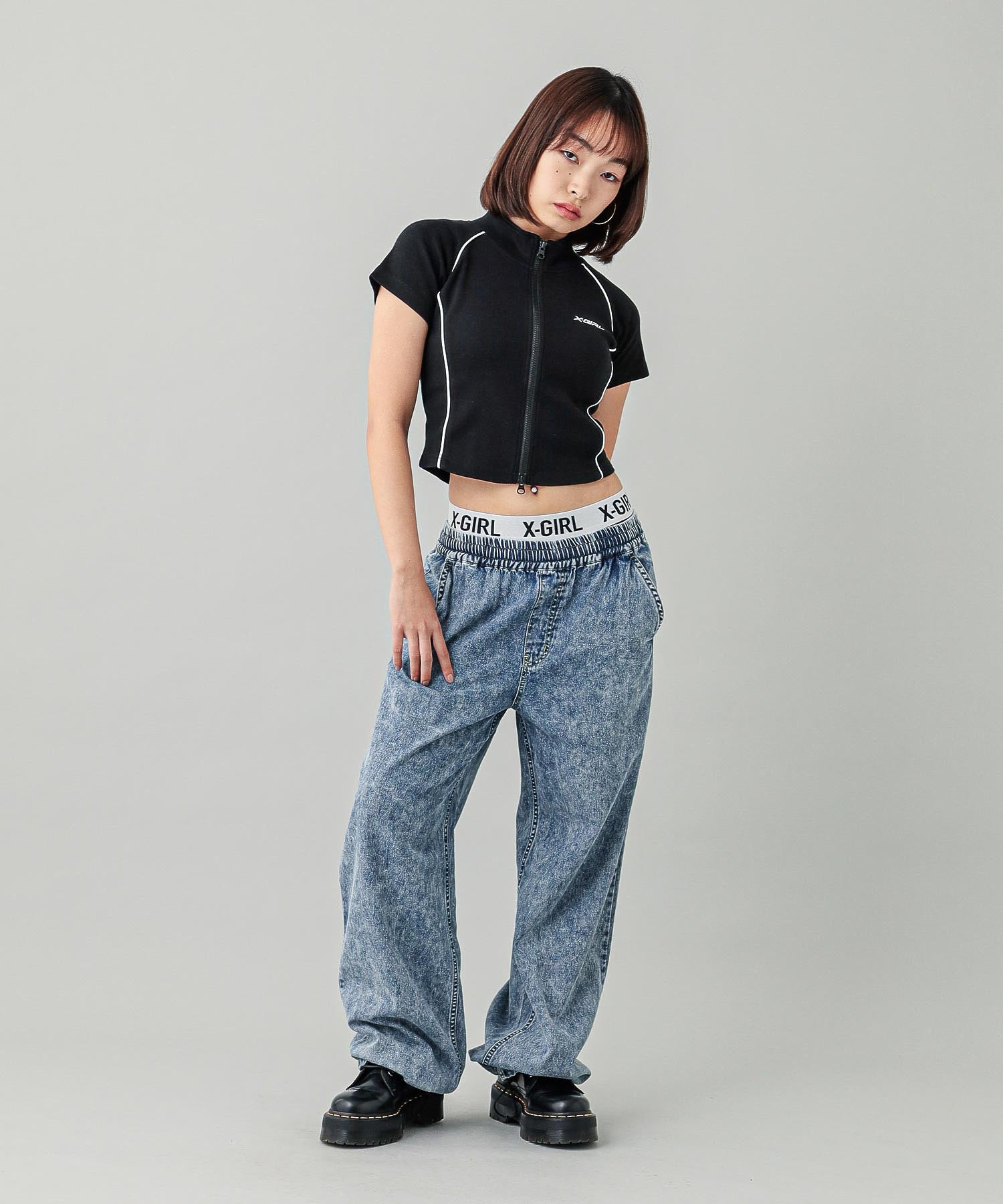 model　H:161cm 着用サイズ:M