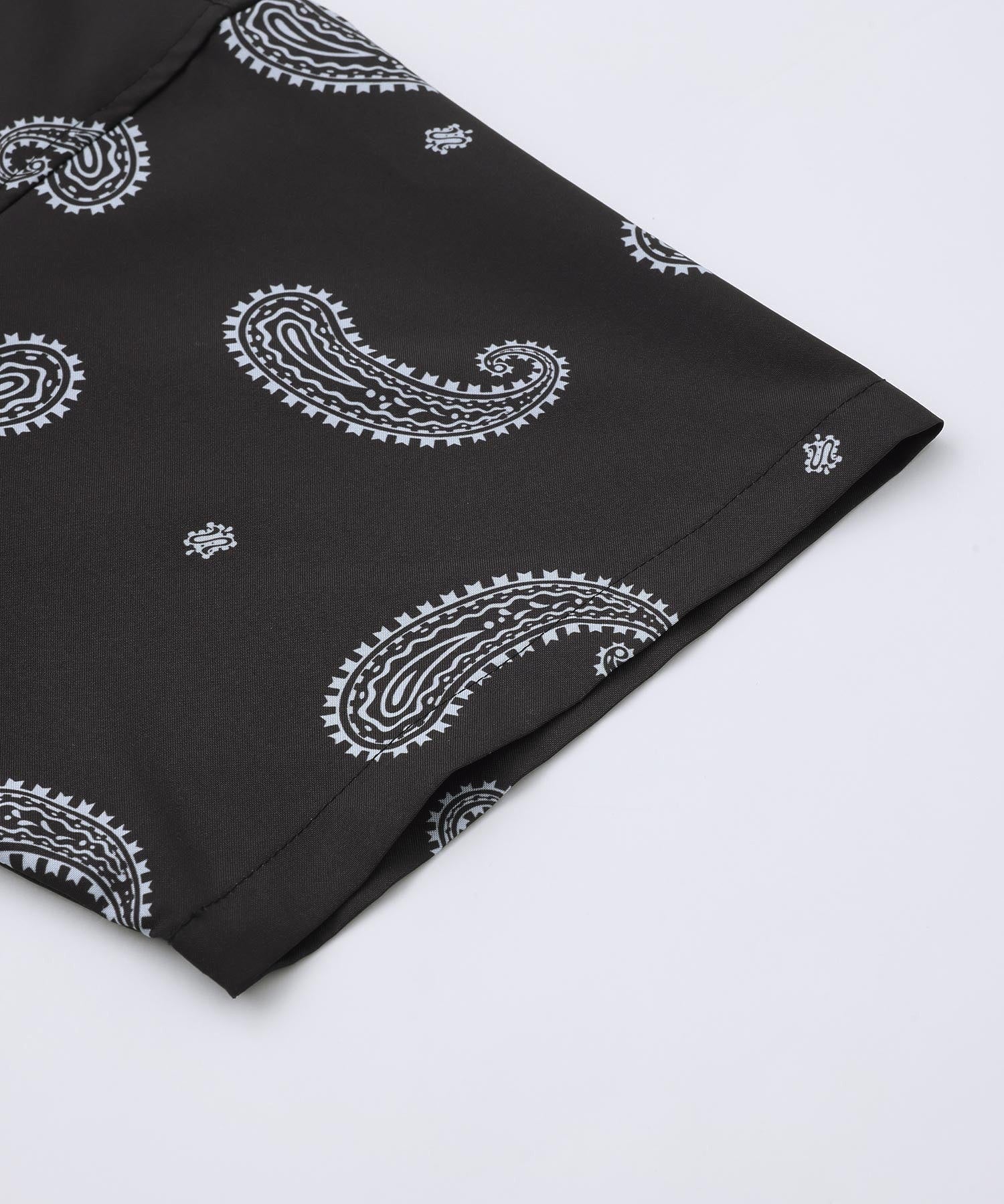 PAISLEY S/S OPEN COLLAR SHIRT SILAS