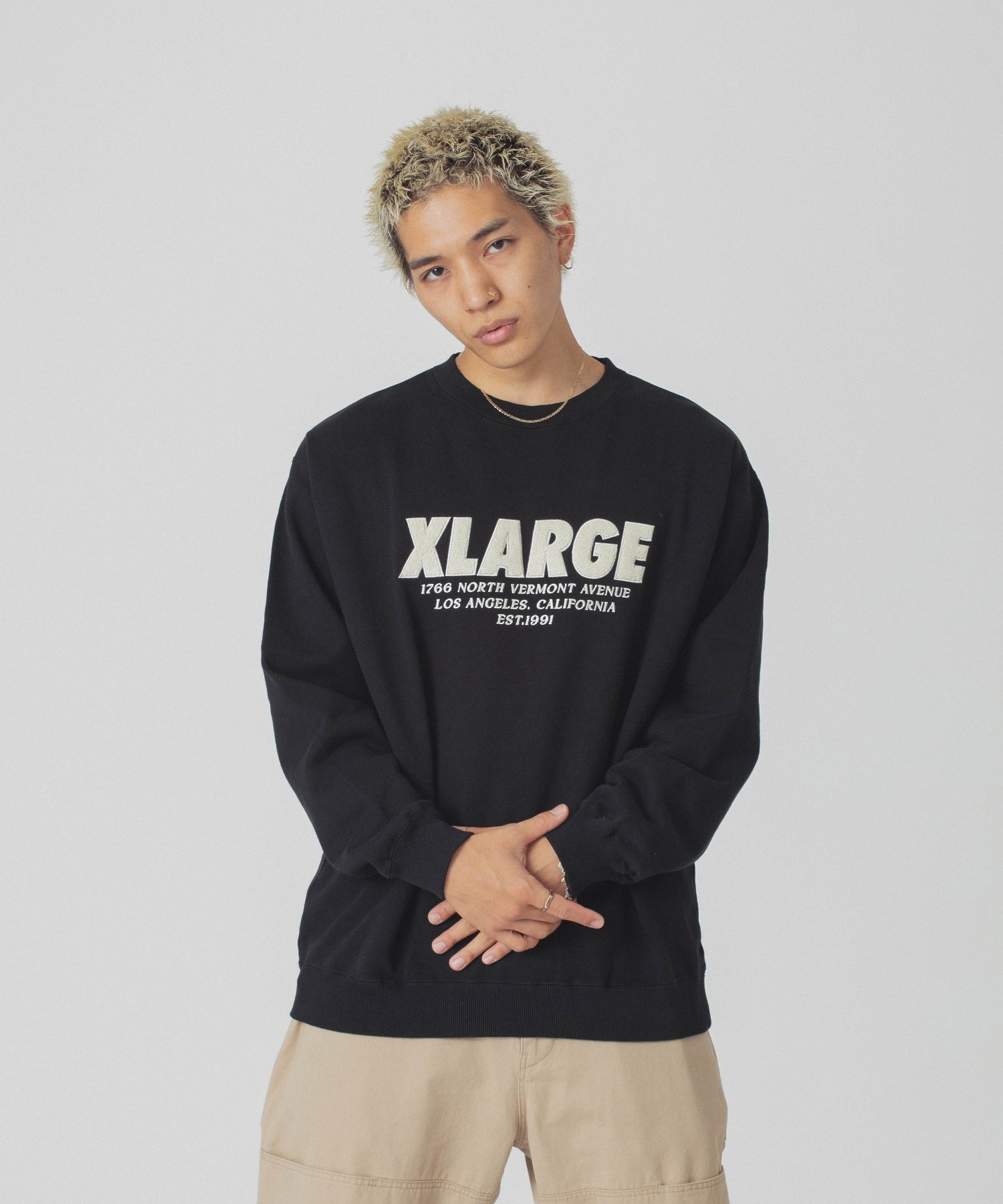 CHENILLE LOGO CREWNECK SWEATSHIRT