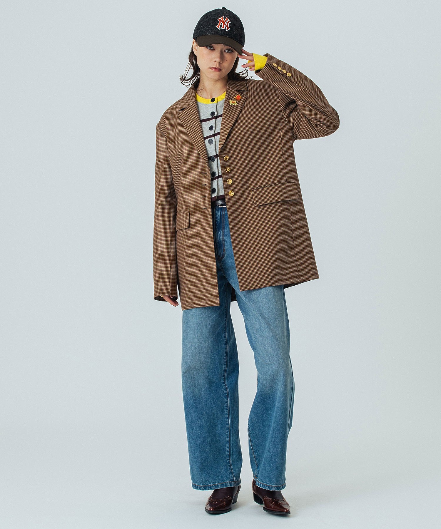 model:172cm 着用サイズ:M