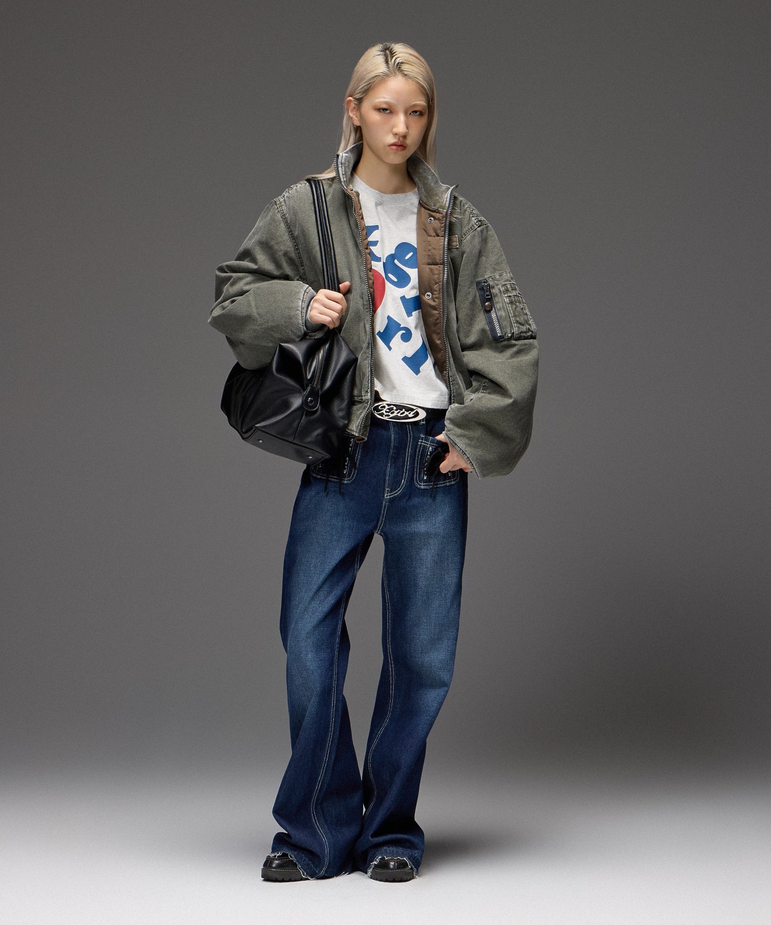 REVERSIBLE FADED MA-1 JACKET