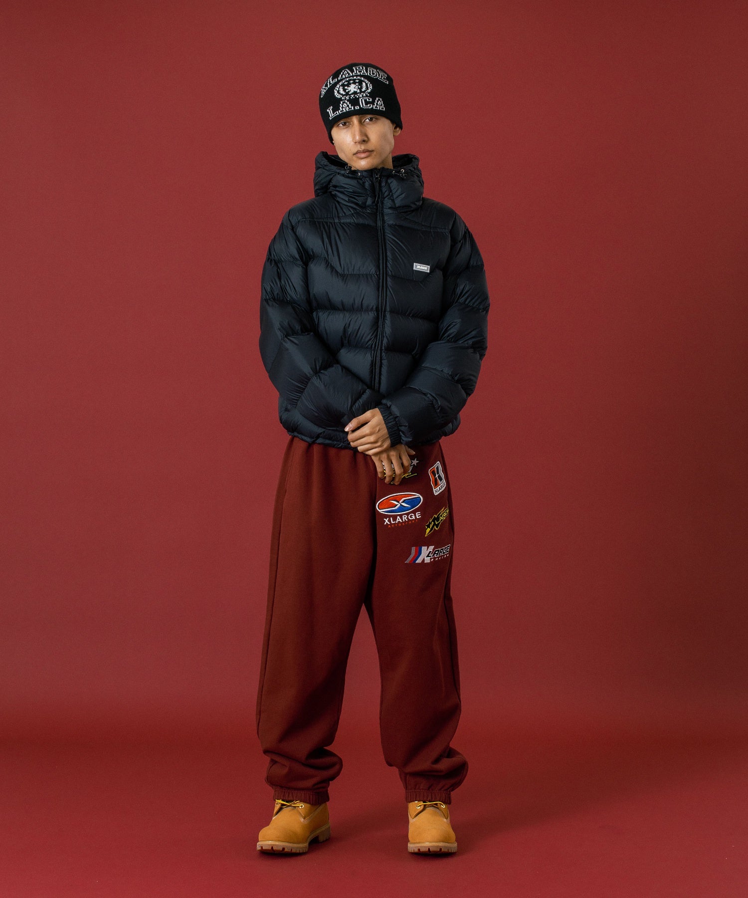 RIPSTOP HOODED DOWN JACKET