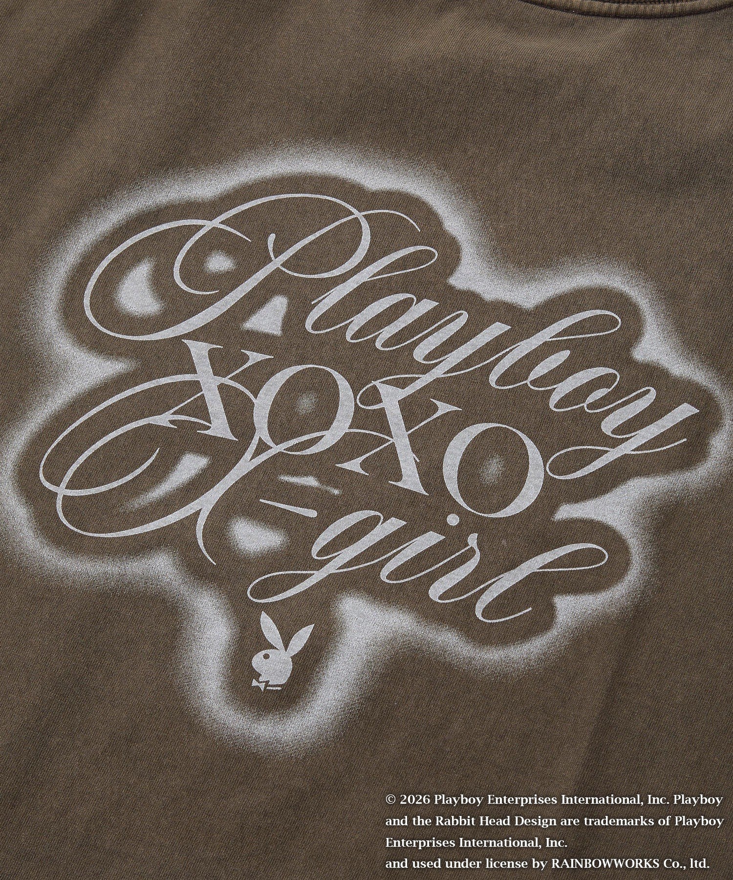 PLAYBOY × X-girl FADED S/S TEE