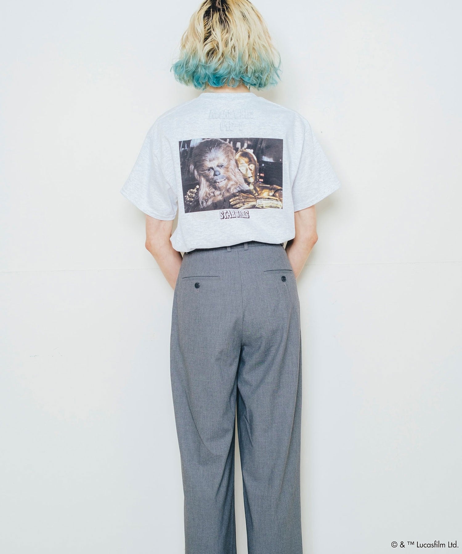 COLSUN/C-3PO&Chewbacca POCKET TEE Ⅱ