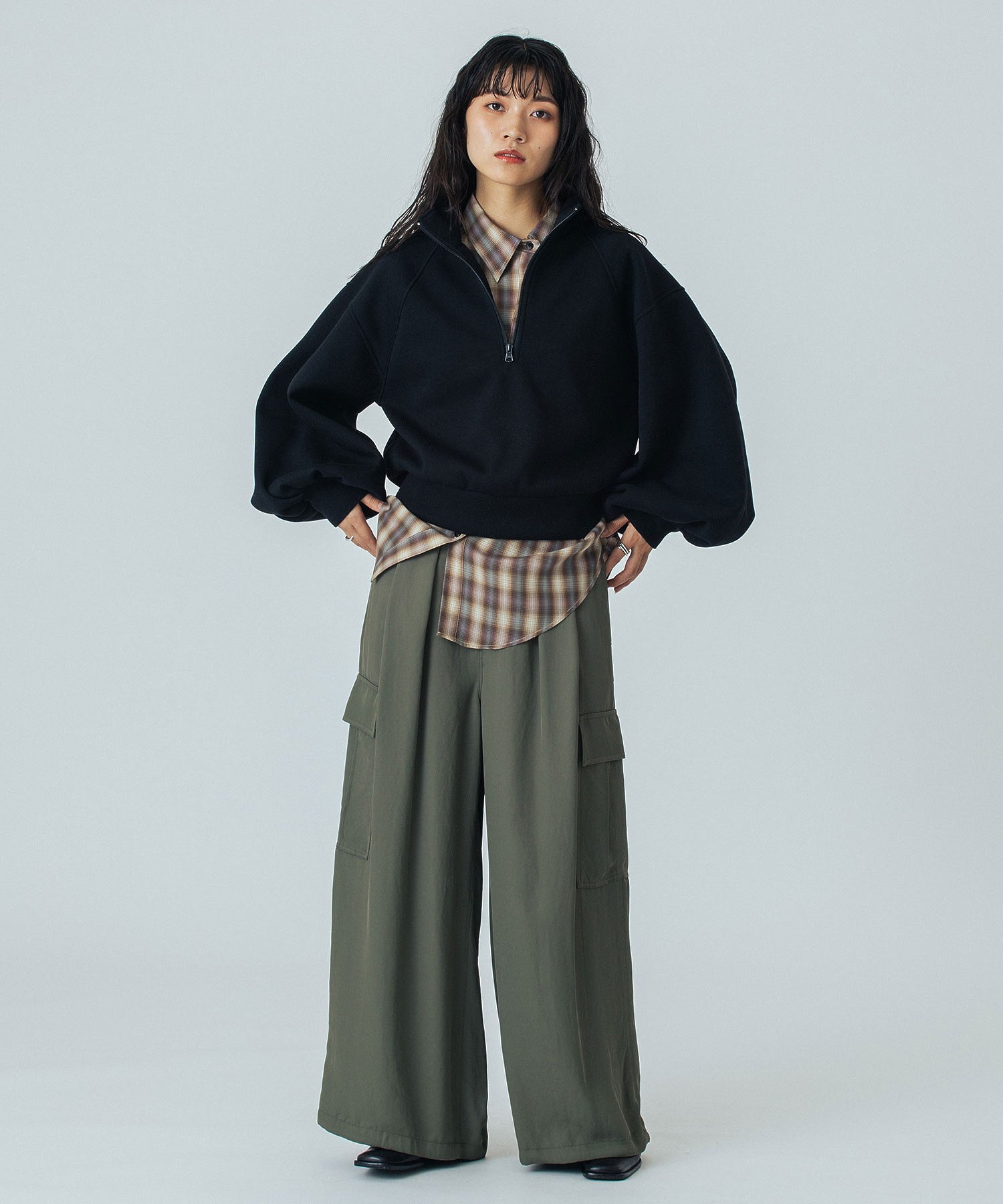 model:167cm 着用サイズ:ONE SIZE