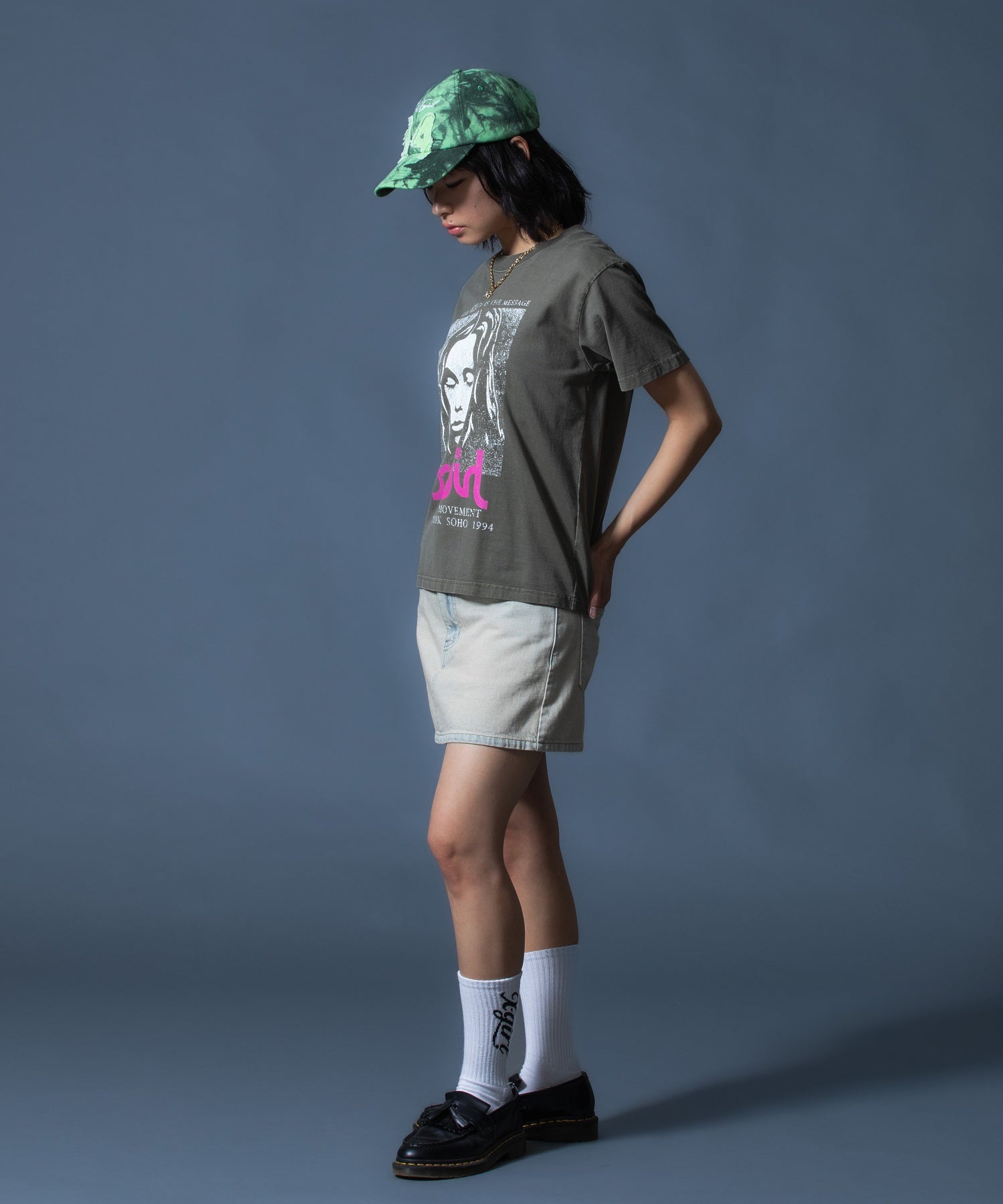 FADED FACE S/S TEE