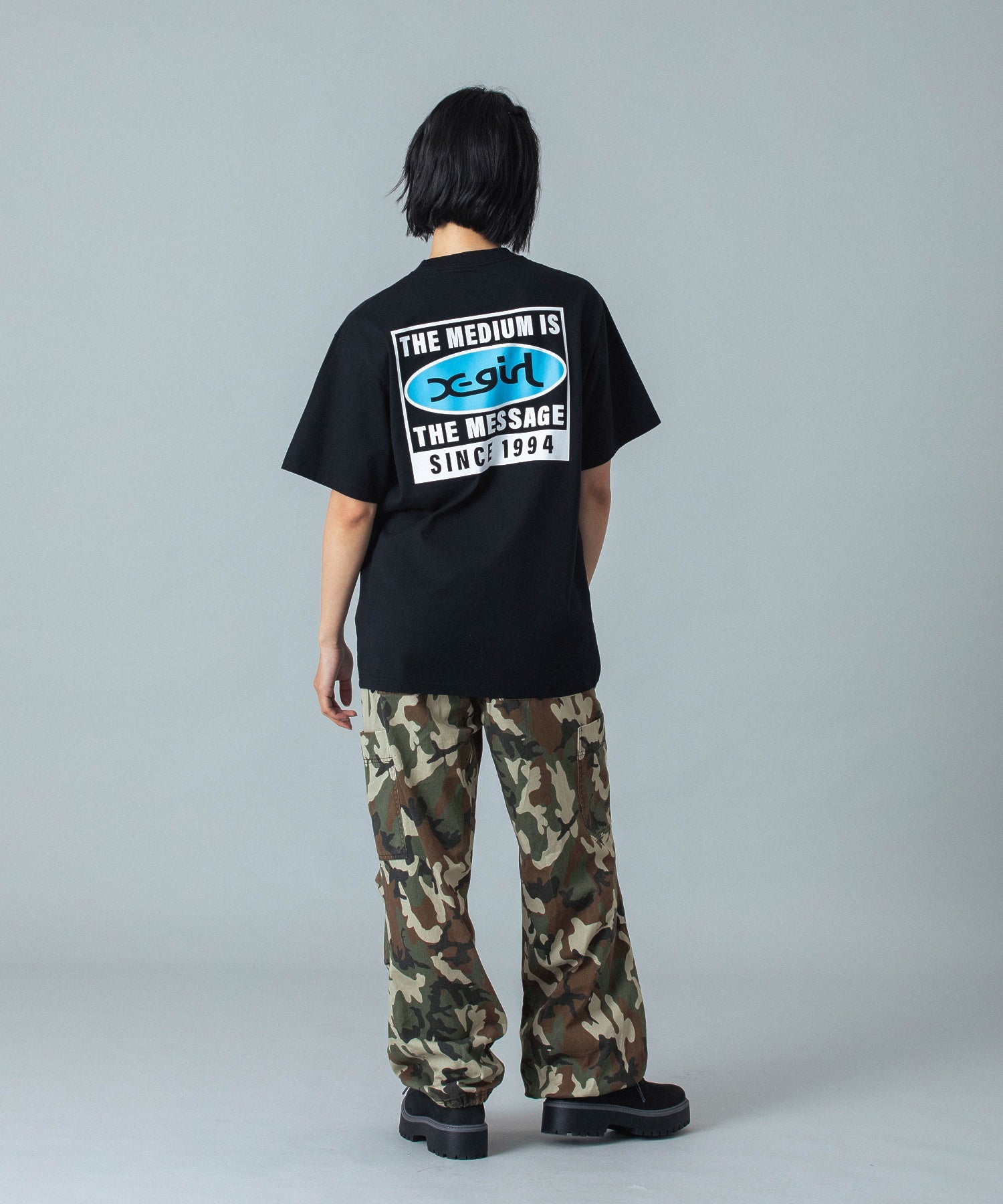 WAIST RIB EASY PANTS