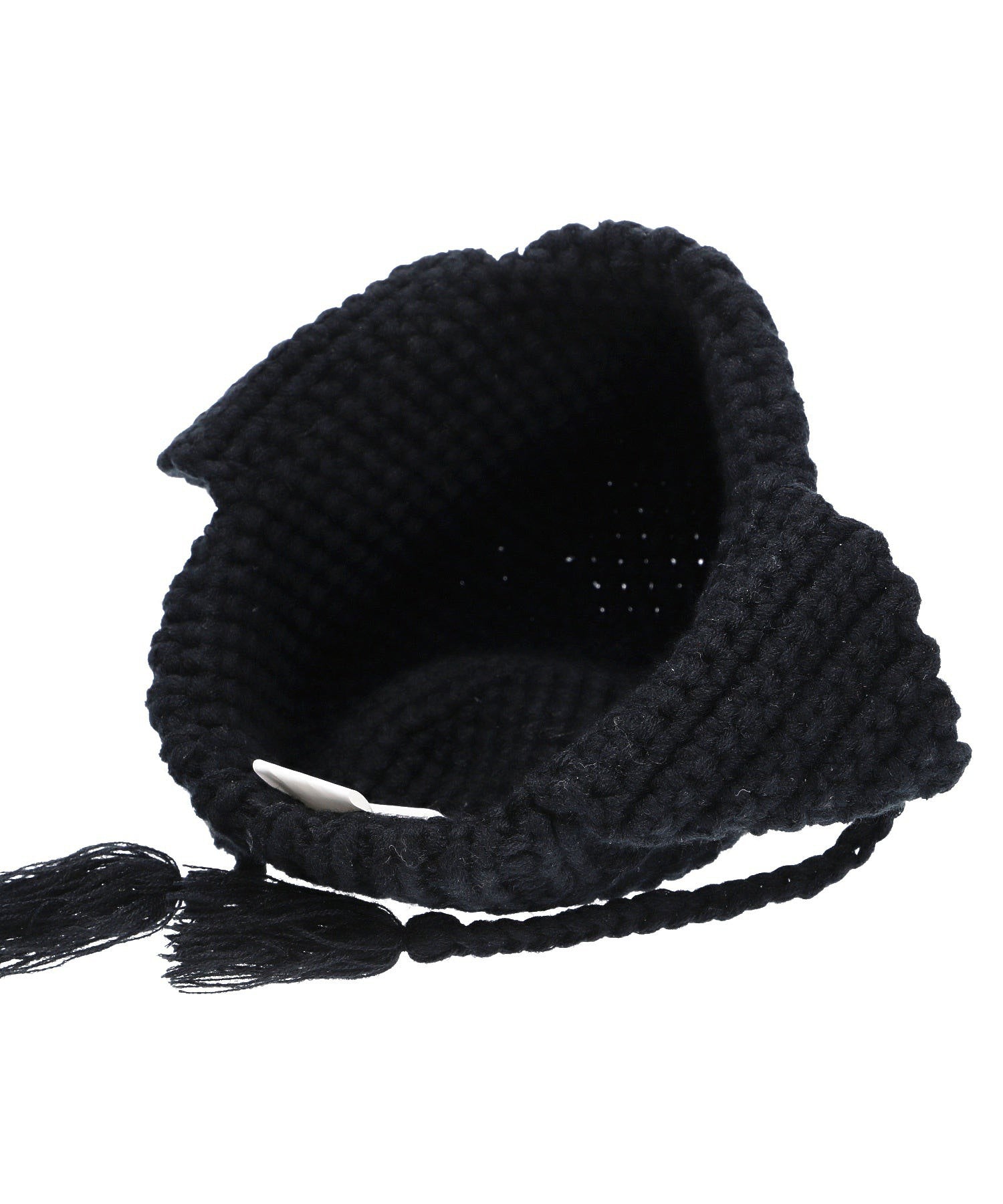 LOGO EARFLAP KNIT CAP MILKFED.