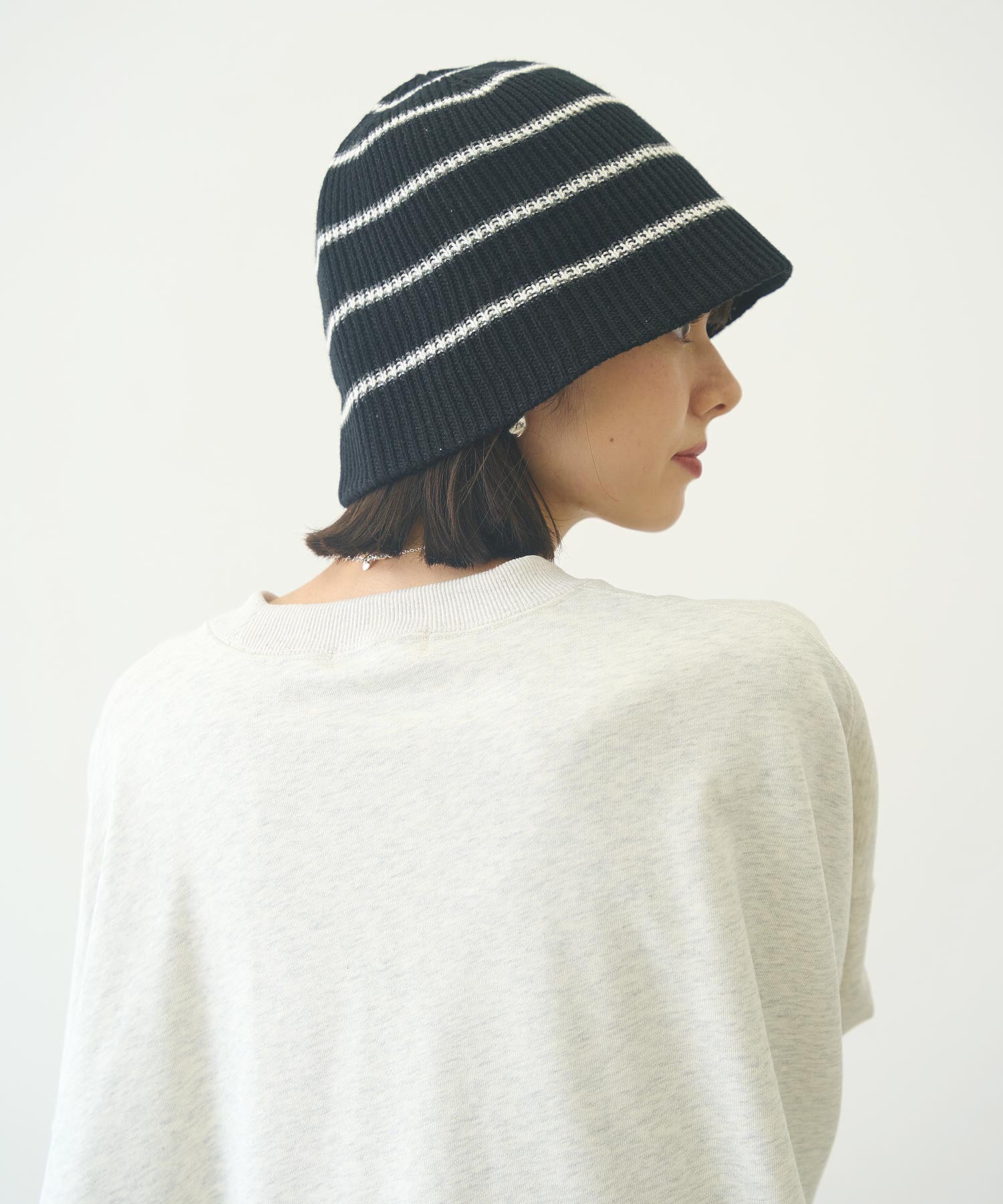 STRIPE KNIT HAT