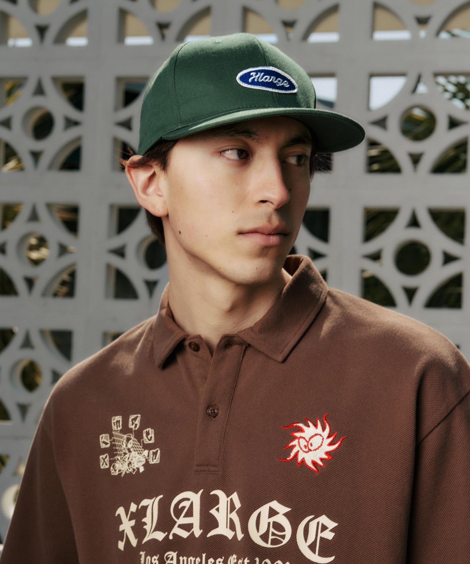OVAL LOGO 6PANEL CAP