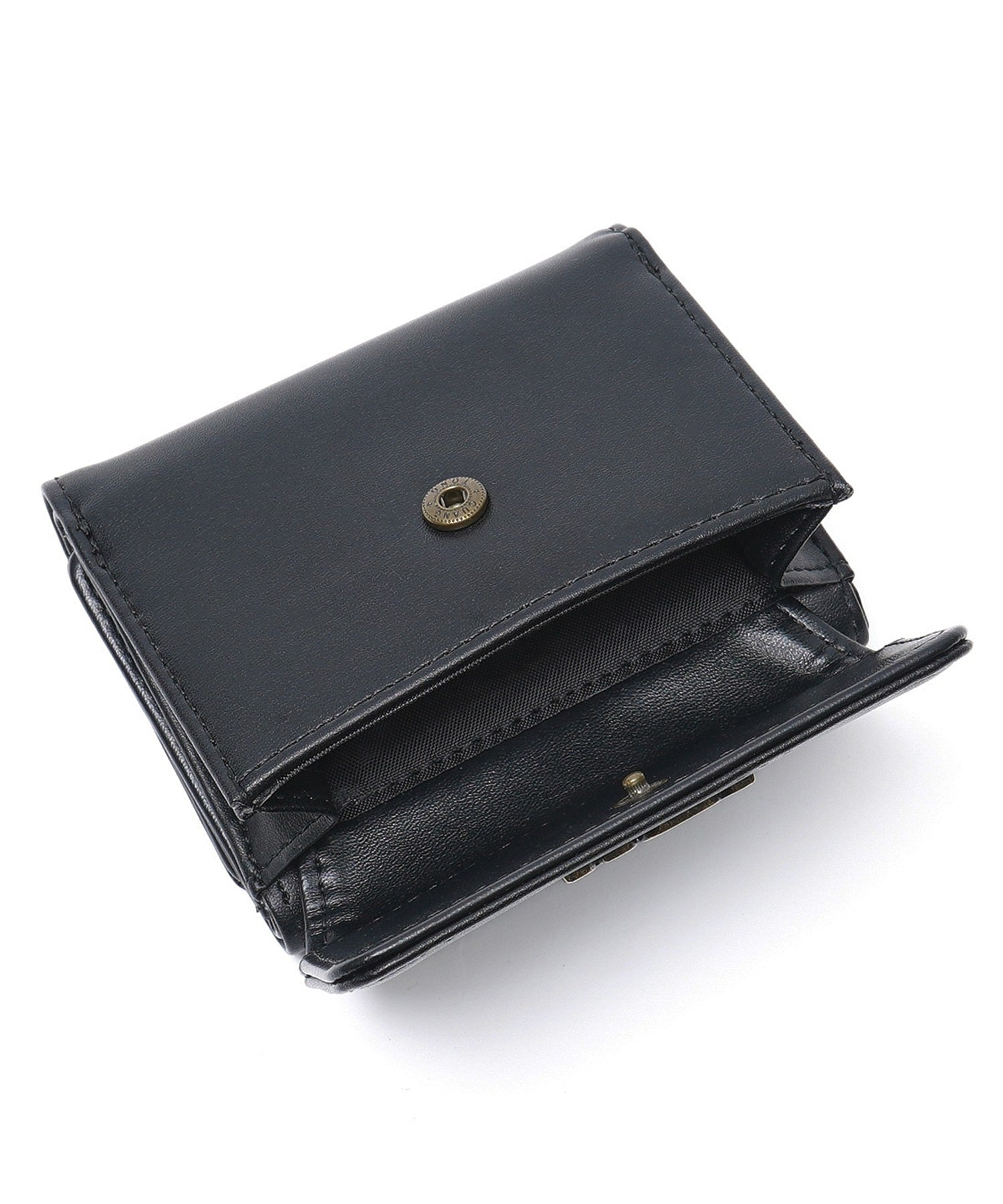 MILLS LOGO FAUX LEATHER MINI WALLET