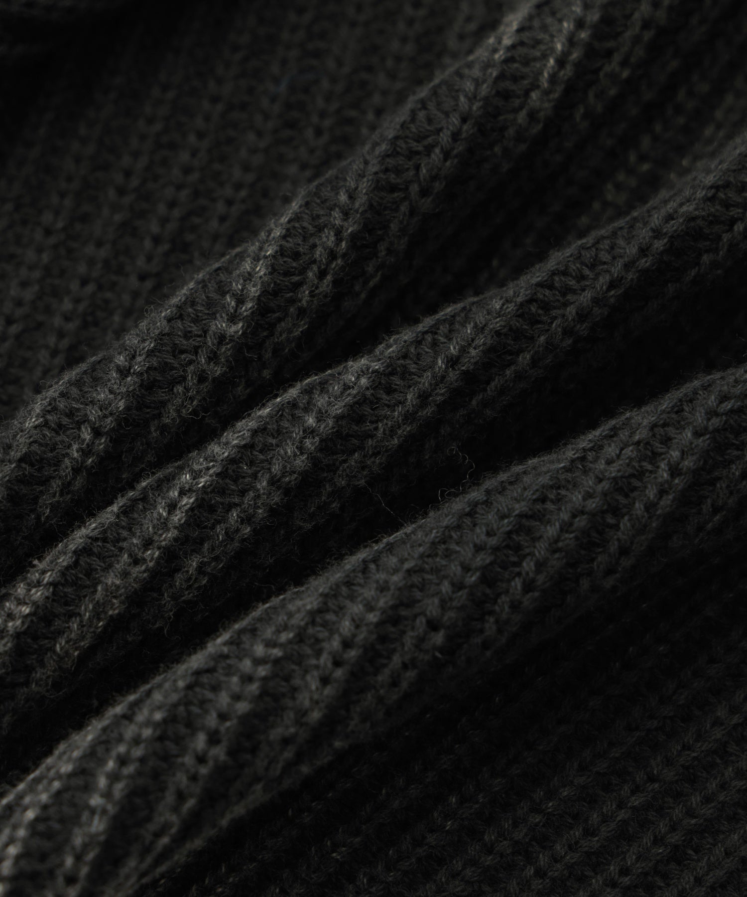 FADED WOVEN MIX ZIP UP KNIT TOP