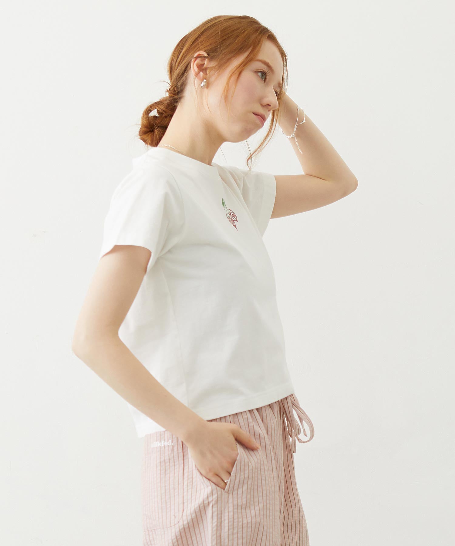 MINI MELTY GLITTER CHERRY COMPACT S/S TEE