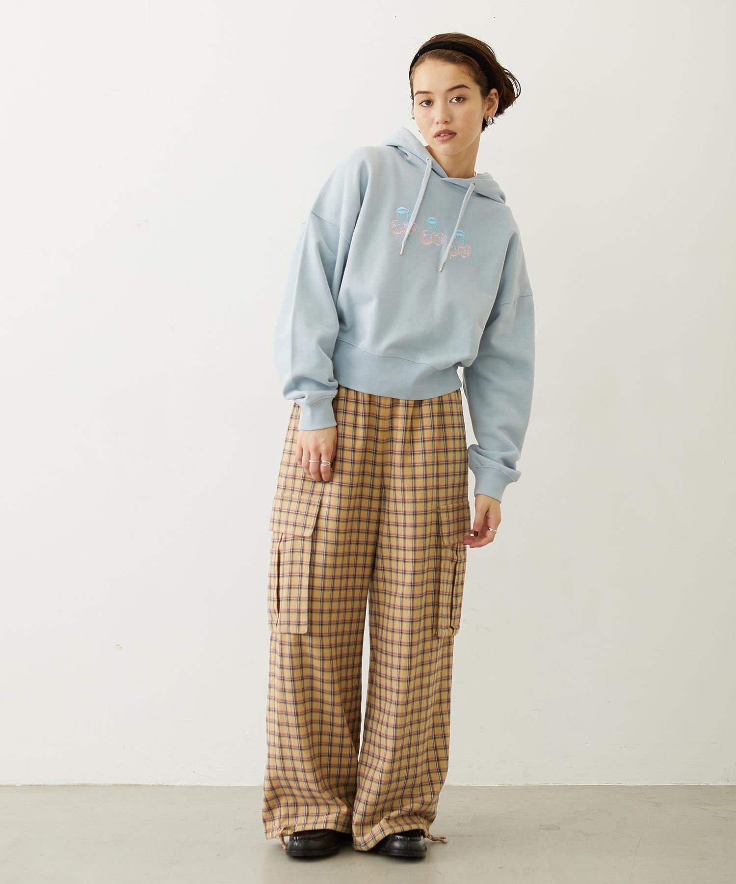 CHECKED CARGO PANTS