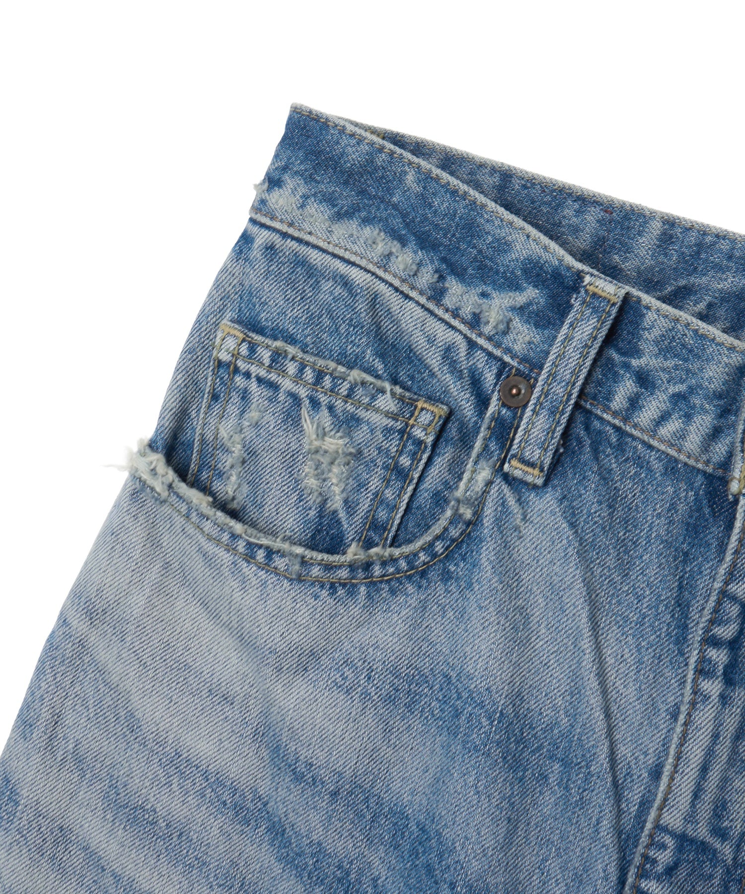 HIGH WAIST STRAIGHT JEANS