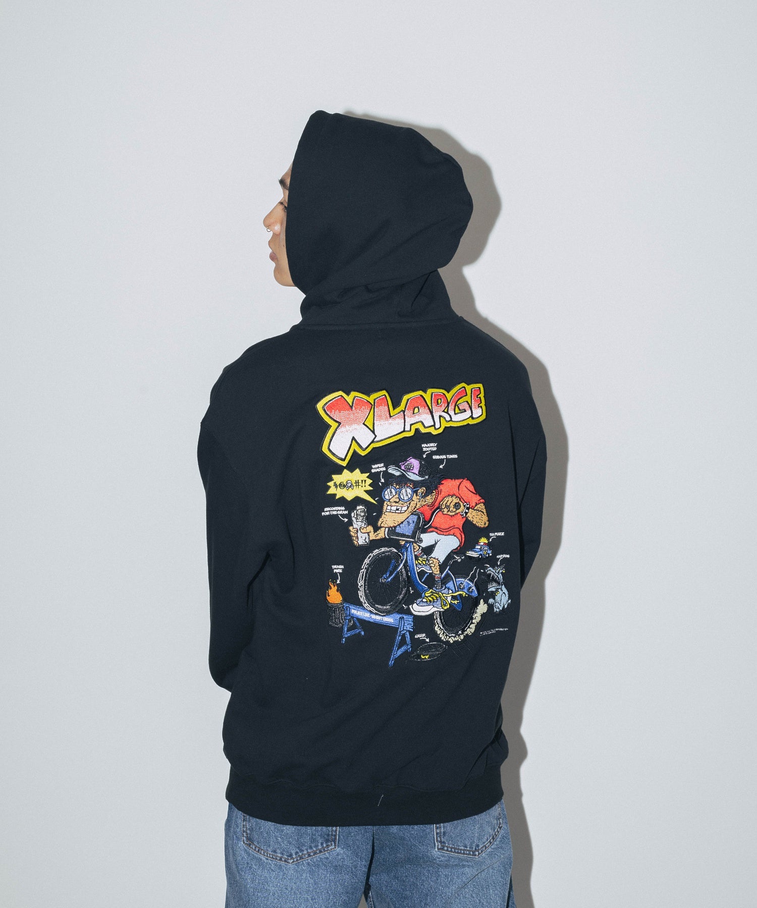 XLARGE×Citibikeboyz HOODED SWEATSHIRT