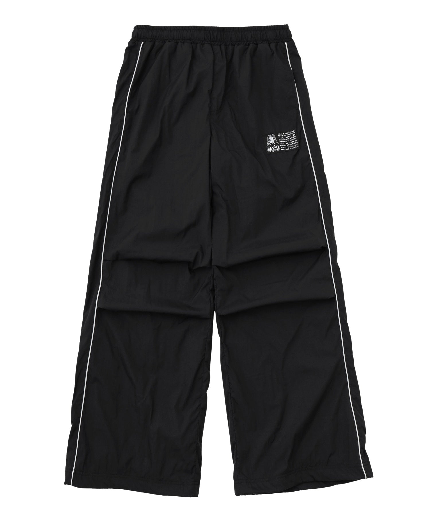 FACE LABEL TRACK PANTS