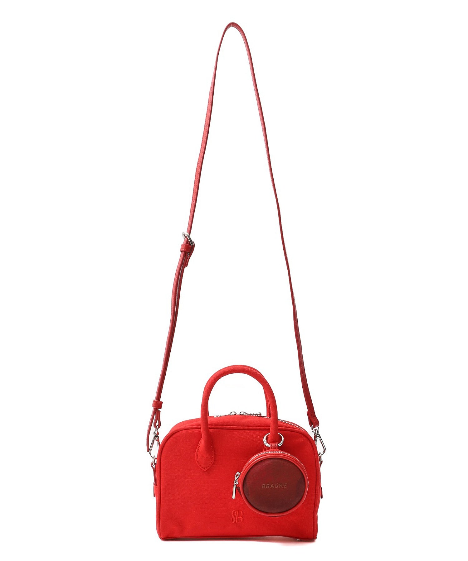 BEAURE/MINI BOSTON WITH ROUND POUCH