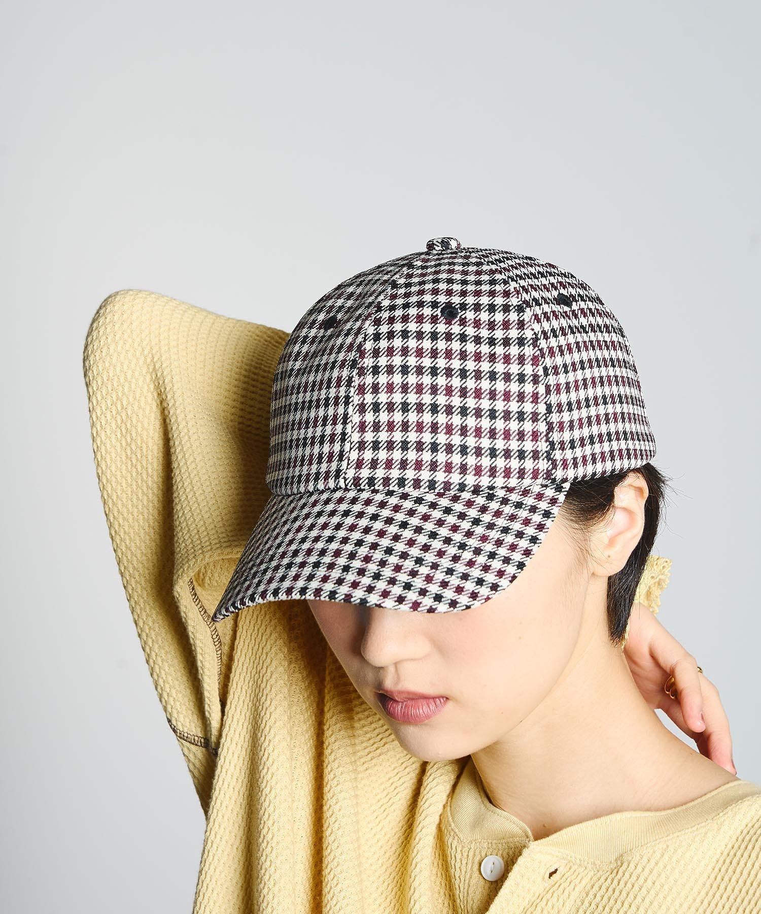 CREOLME/CHECK PATTERN CAP