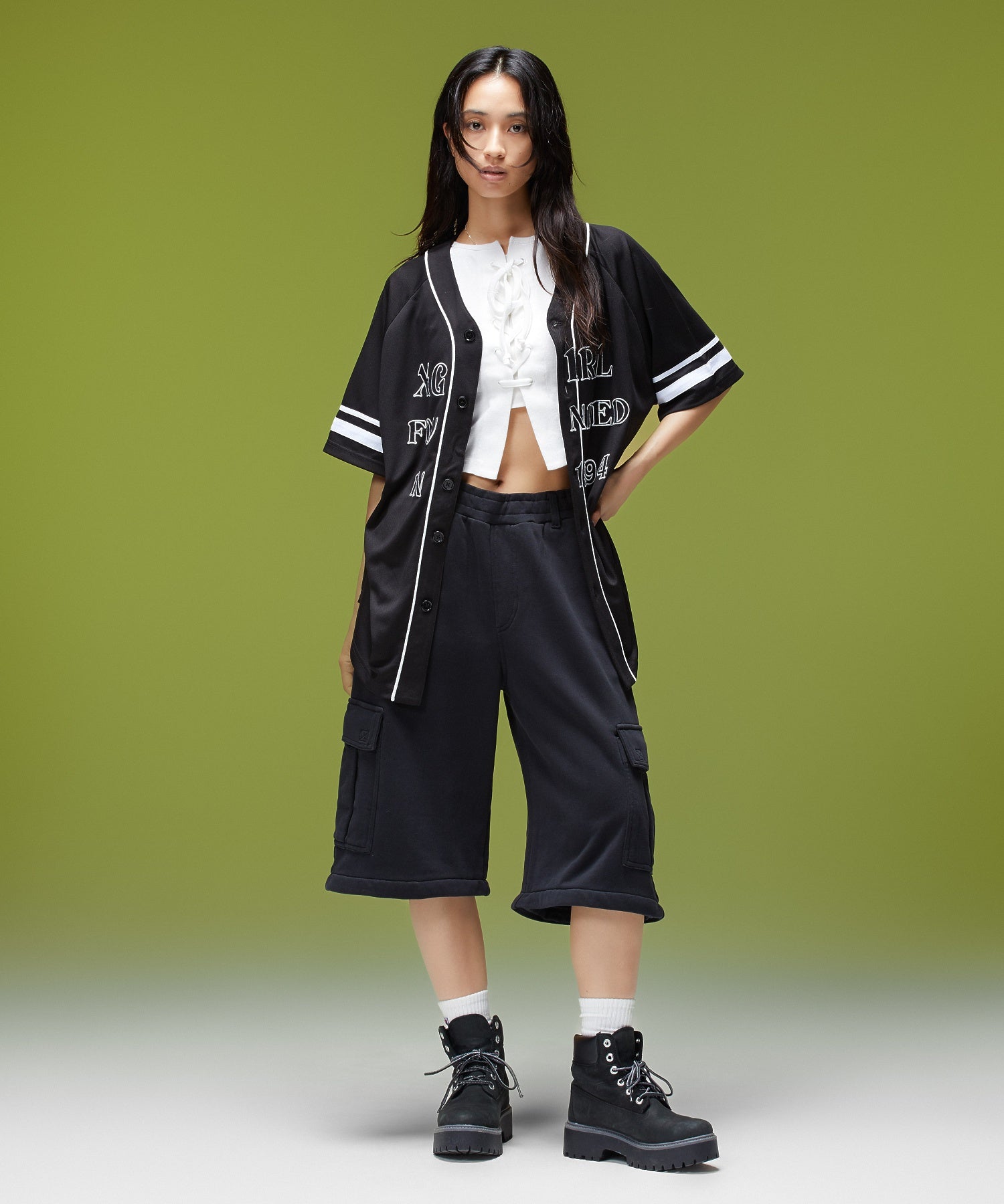 EMBLEM POCKET 2WAY BUGGY SWEATPANTS