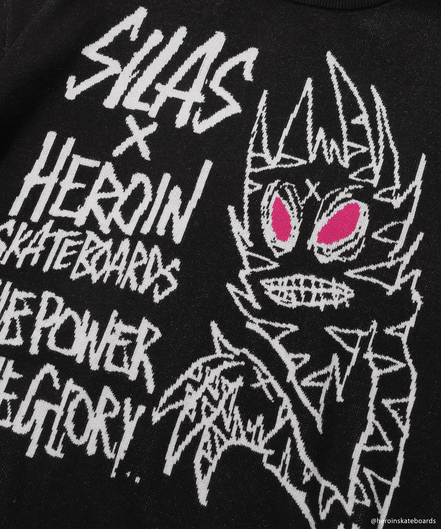 SILAS×HEROIN JACQUARD SWEATER