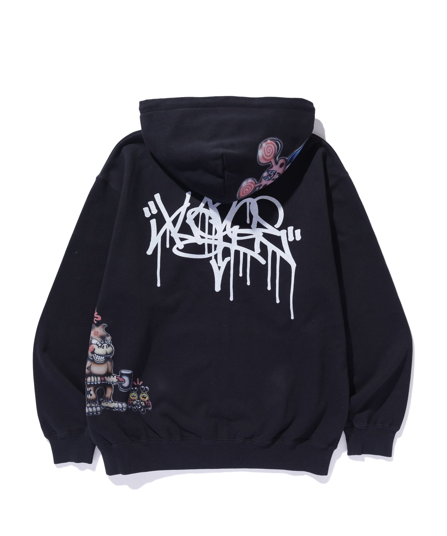 PAINTING ZIP-UP HOODED SWEATSHIRT