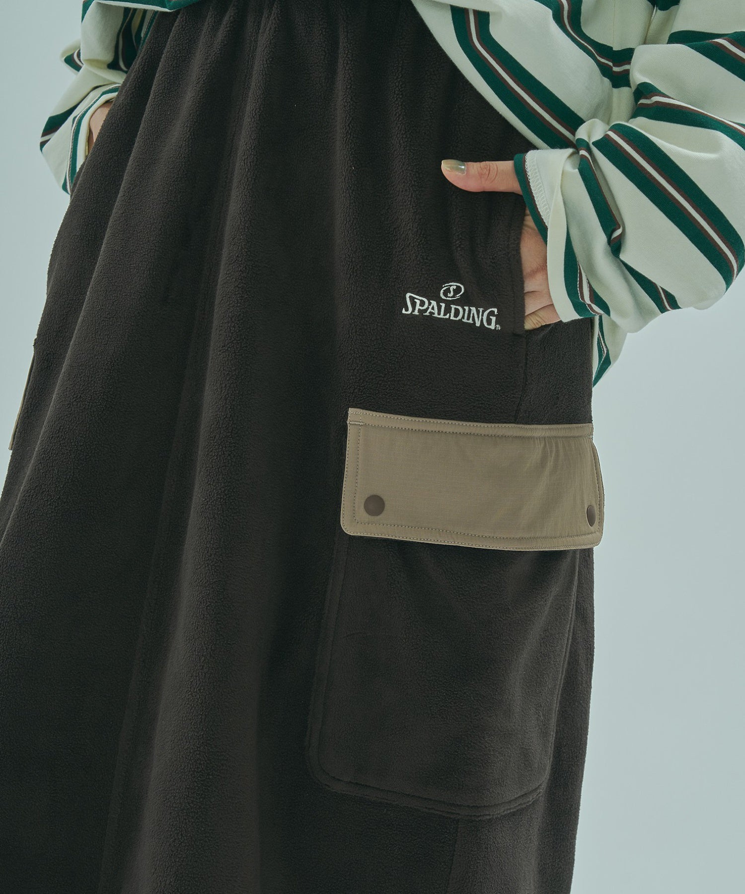 SPALDING x ROSE BUD FLEECE SKIRT