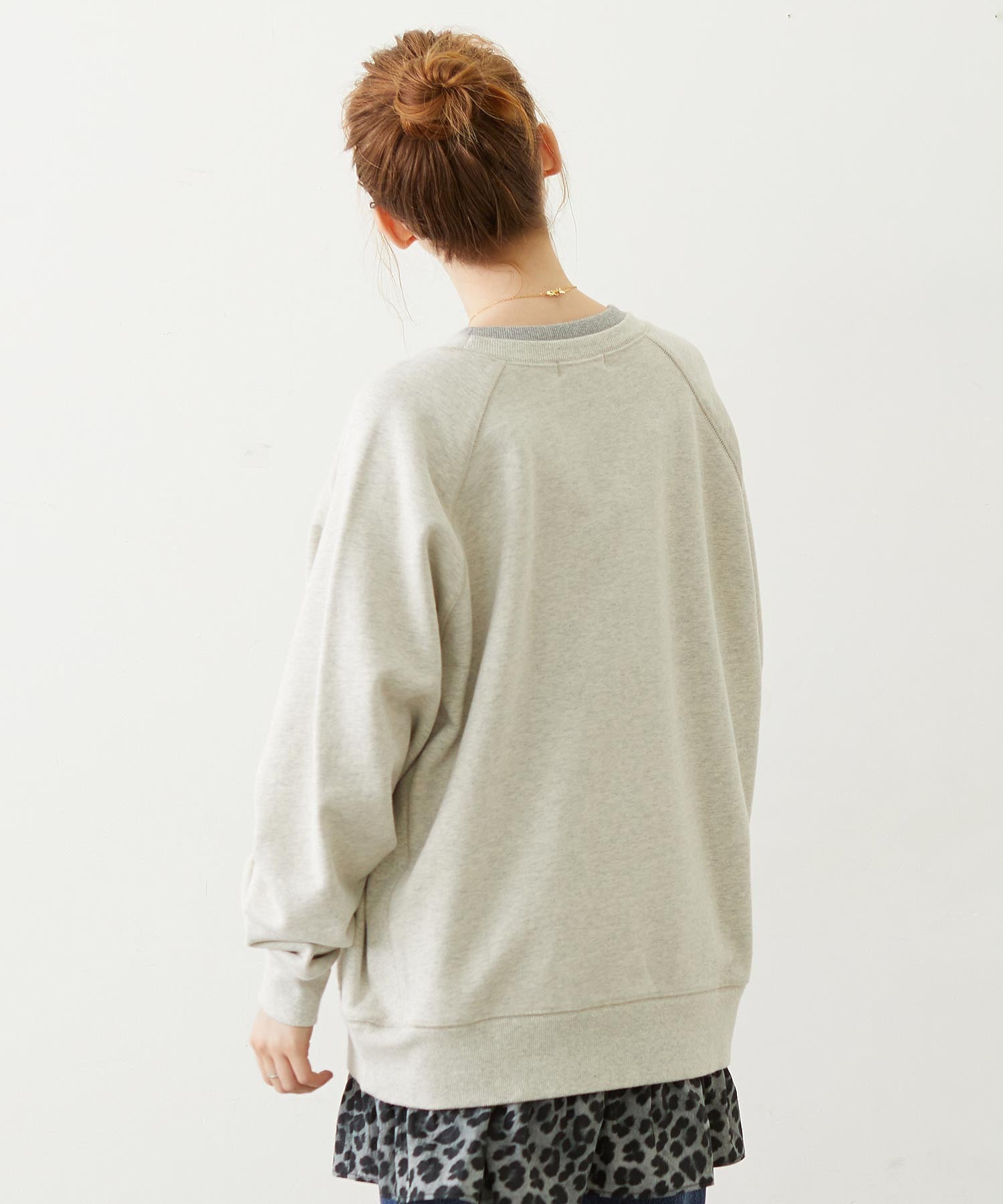 M.FEDDY DOUBLE COLLAR SWEAT TOP