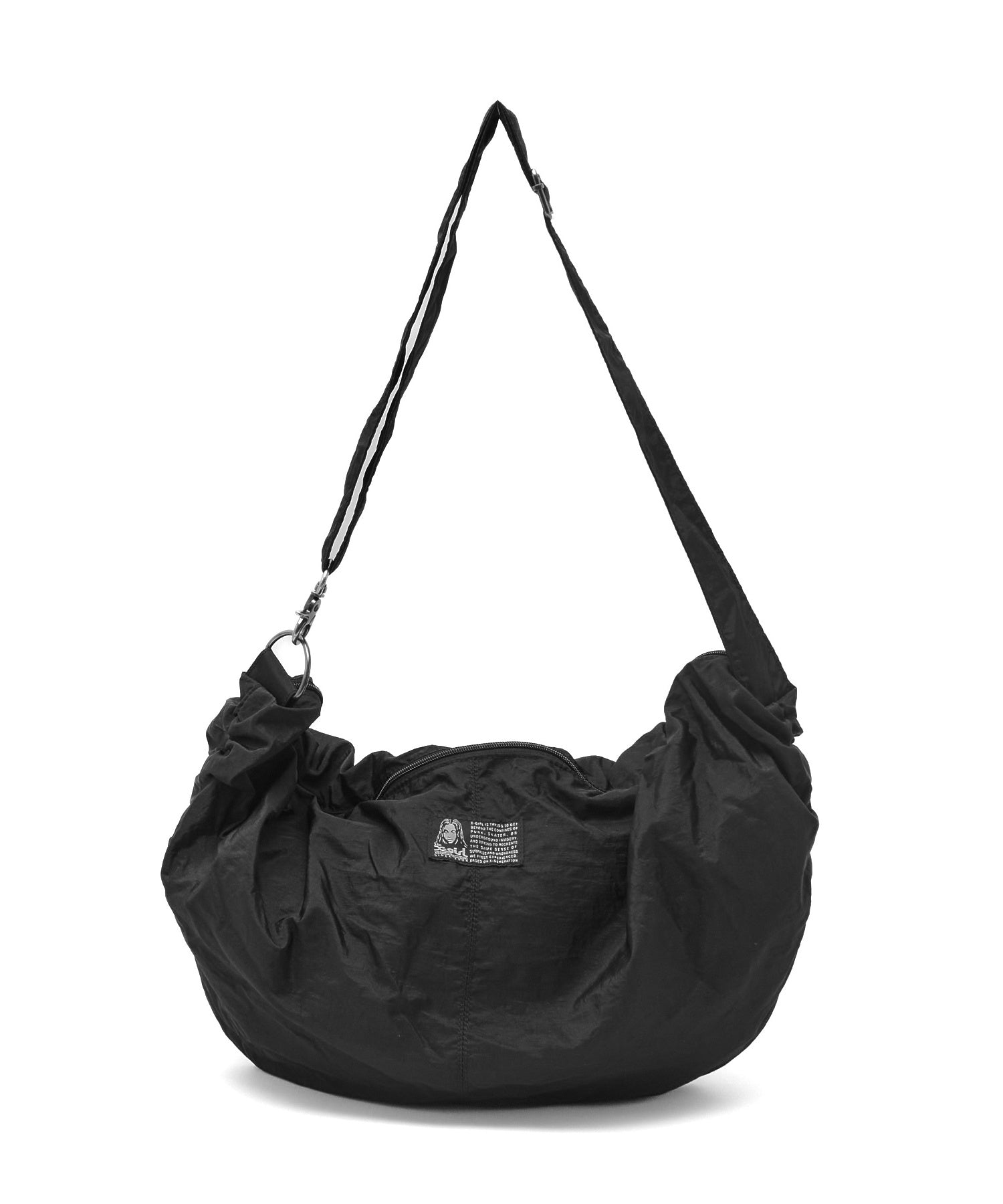 FACE LABEL SHOULDER BAG