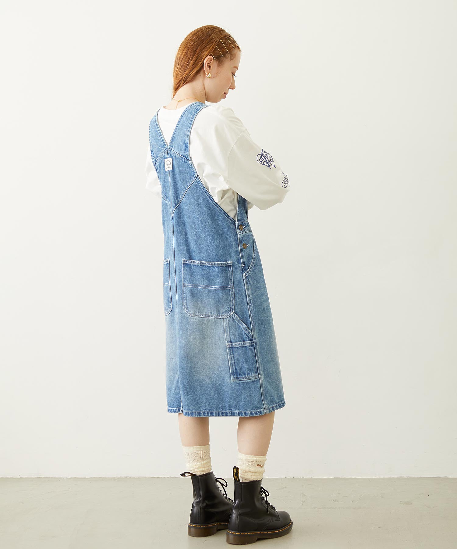 PATCH SALOPETTE SKIRT