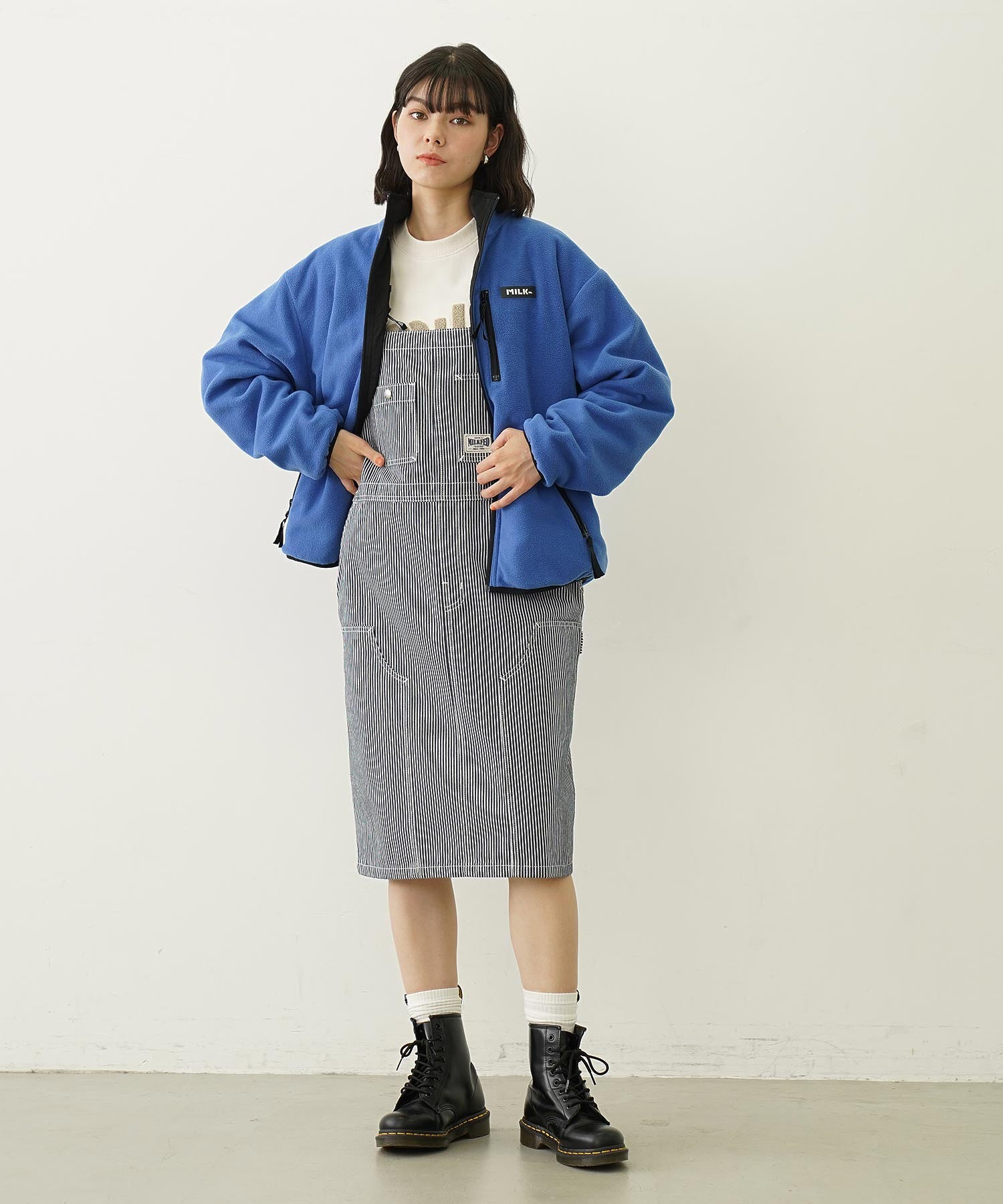 WORK STYLE SALOPETTE SKIRT