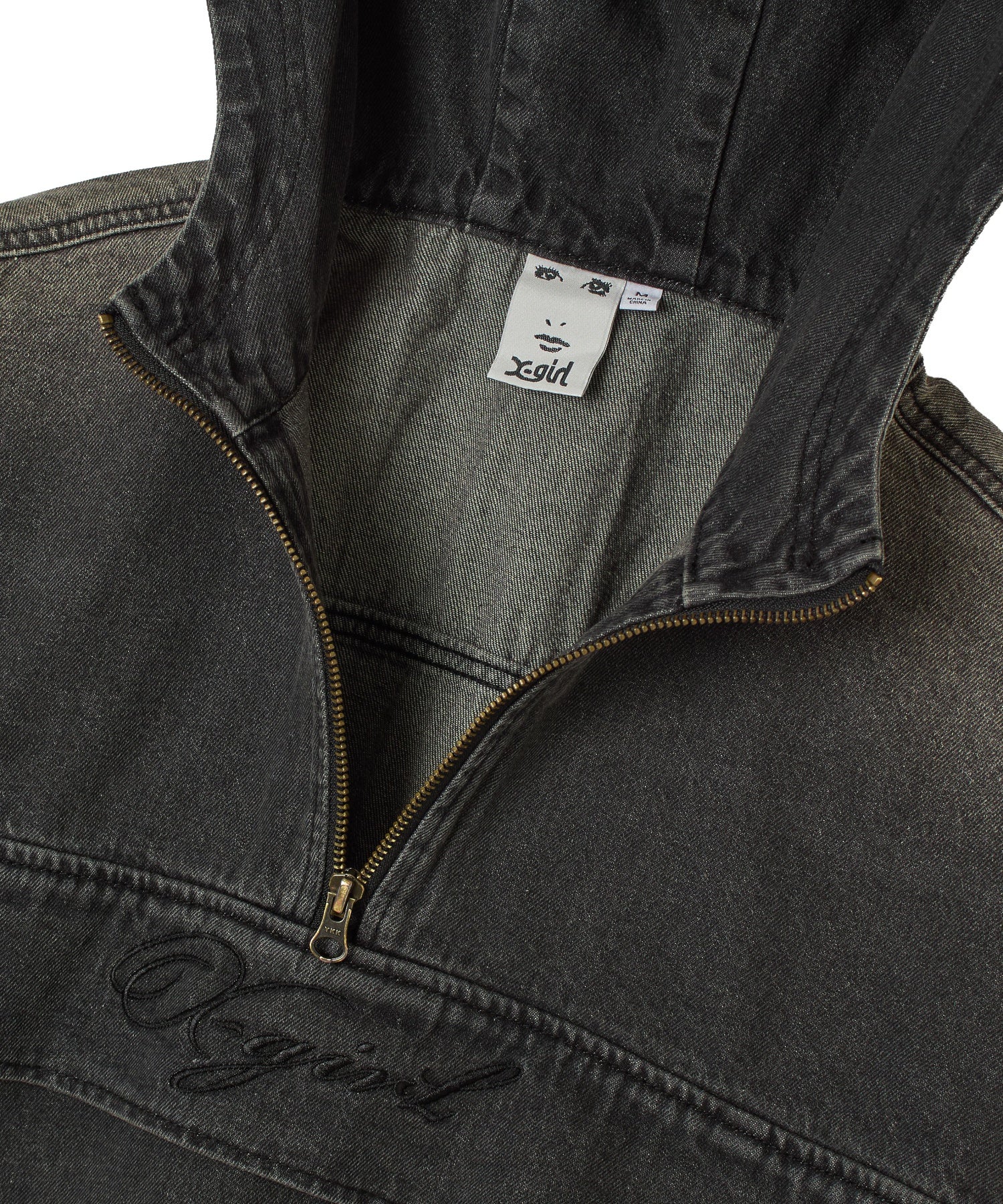 DUSTY DENIM ANORAK DRESS