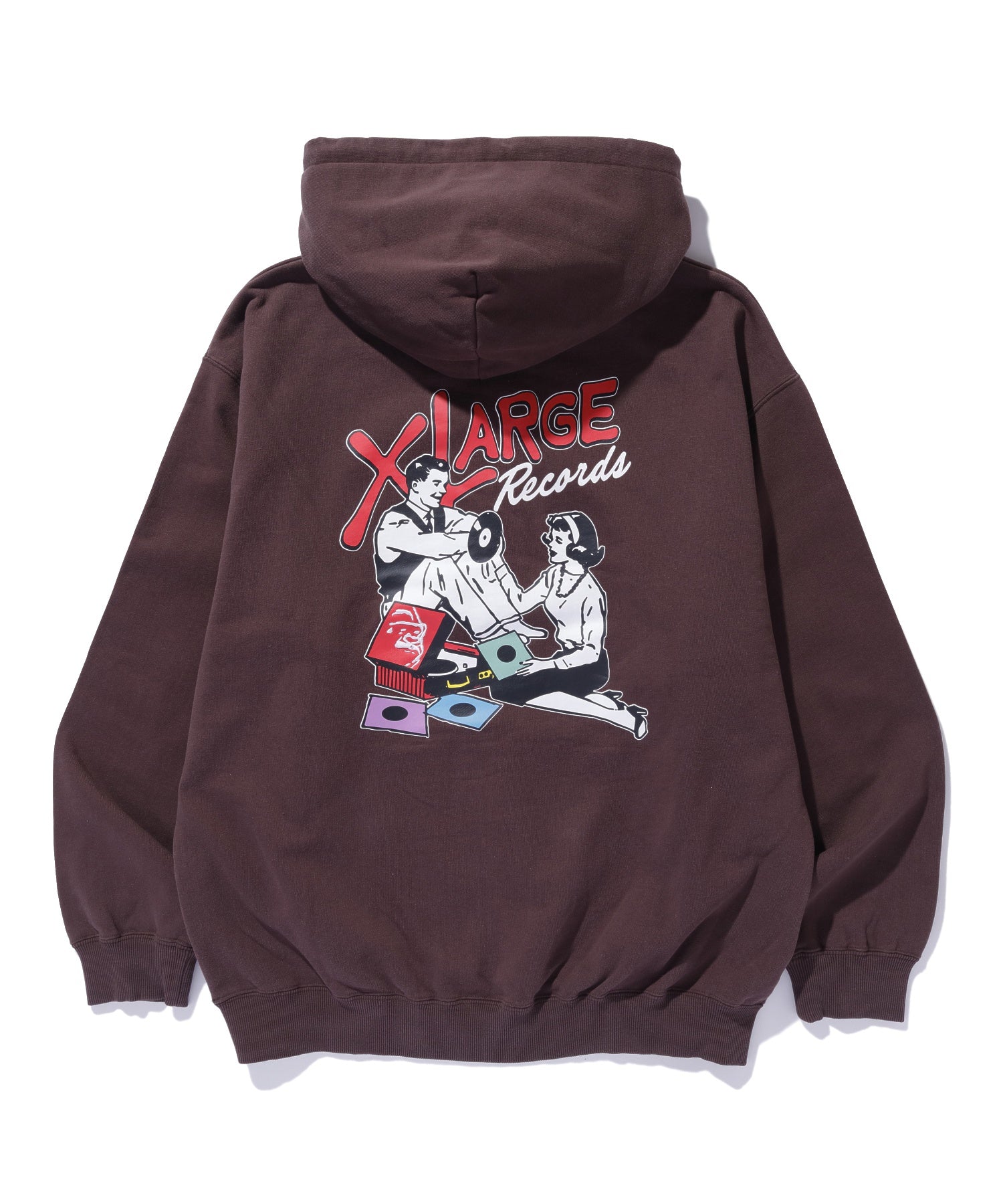 LISTEN TO THE RECORD PULLOVER HOODED SWEATSHIRT