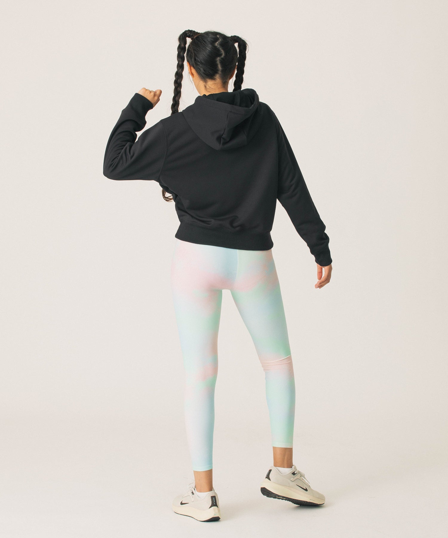 MARBLE LOGO SHORT HOODIE SWEATSHIRT