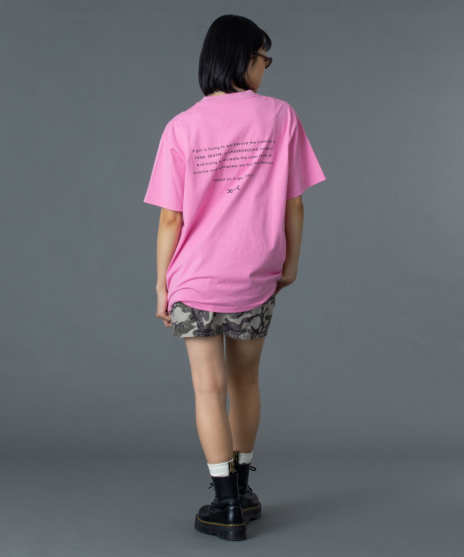 FACE AND WORDS POCKET S/S TEE